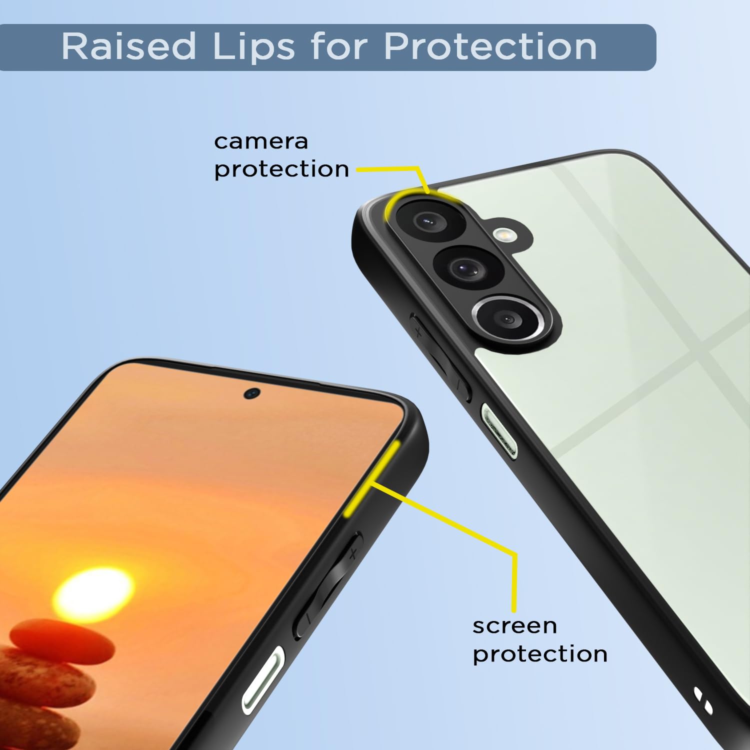 Pikkme black Hybrid phone cover for Samsung M36 5G – photo 4