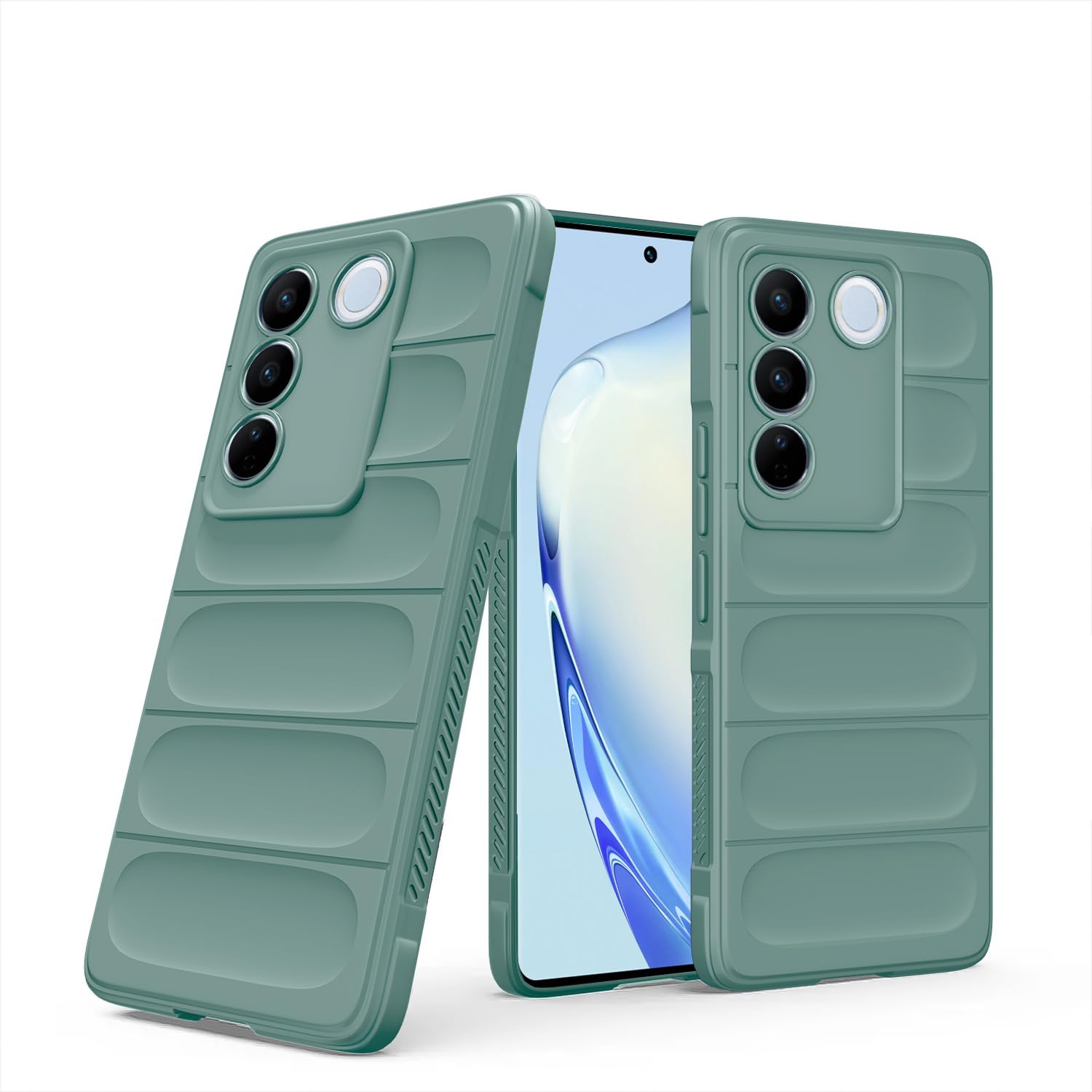 Green phone cover for Vivo V27/V27 Pro 5G, Vivo V27 Pro/V27/S16 – Pikkme
