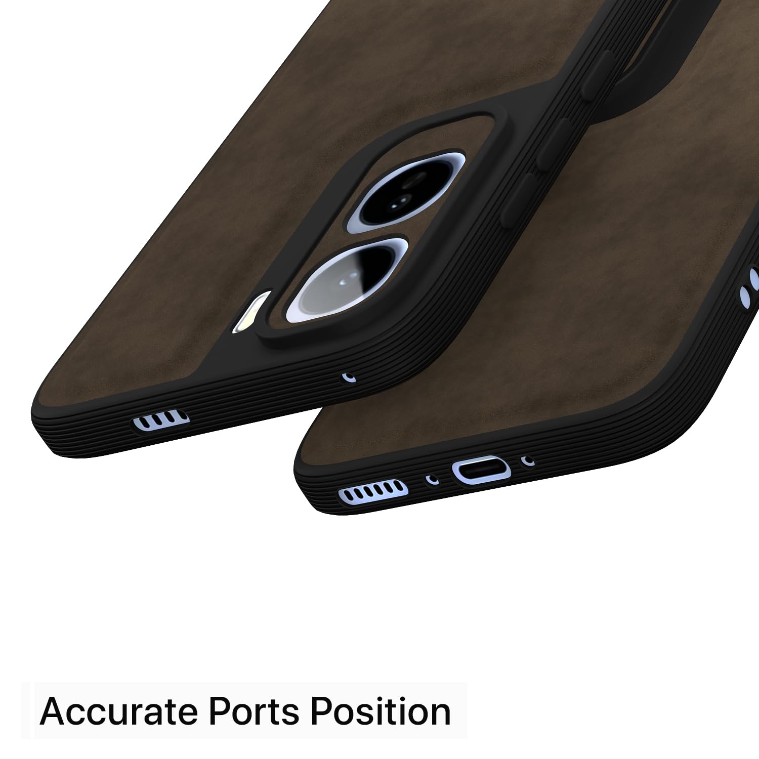Coffee Leather back cover for Vivo T5 Pro 5G – Pikkme – photo 4