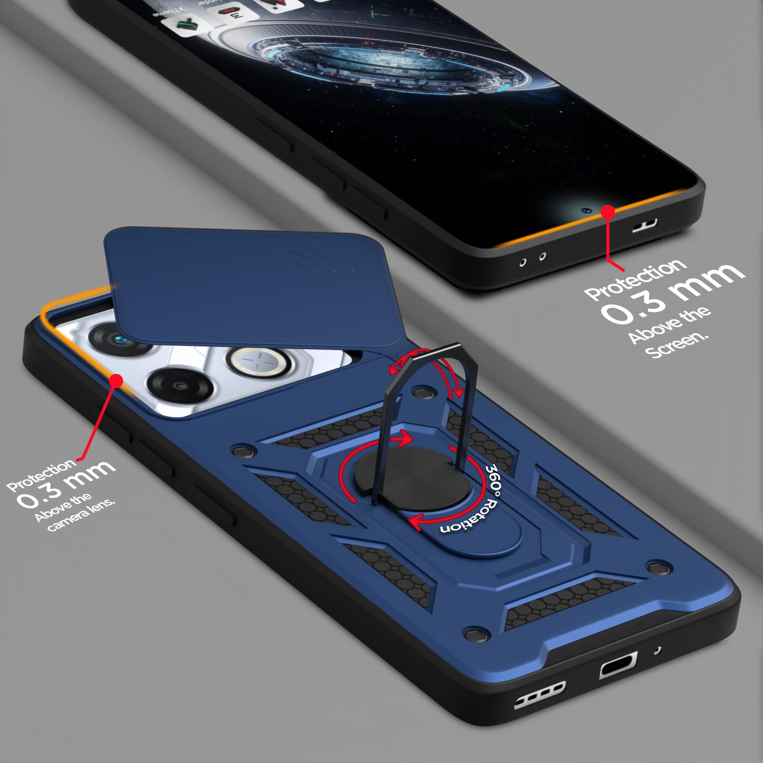 Blue back cover for Infinix GT 20 Pro 5G/360 – Pikkme – photo 4