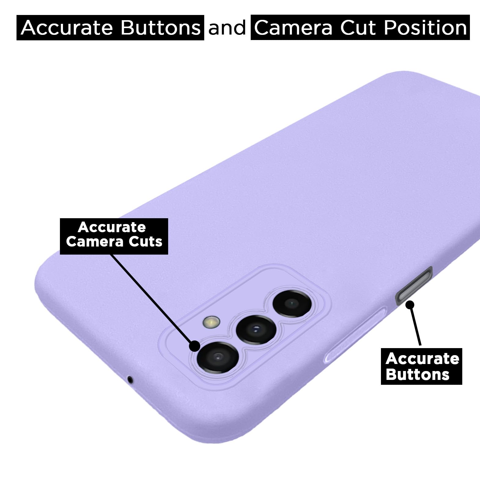 Samsung F23 5G phone cover in purple by Pikkme – photo 3