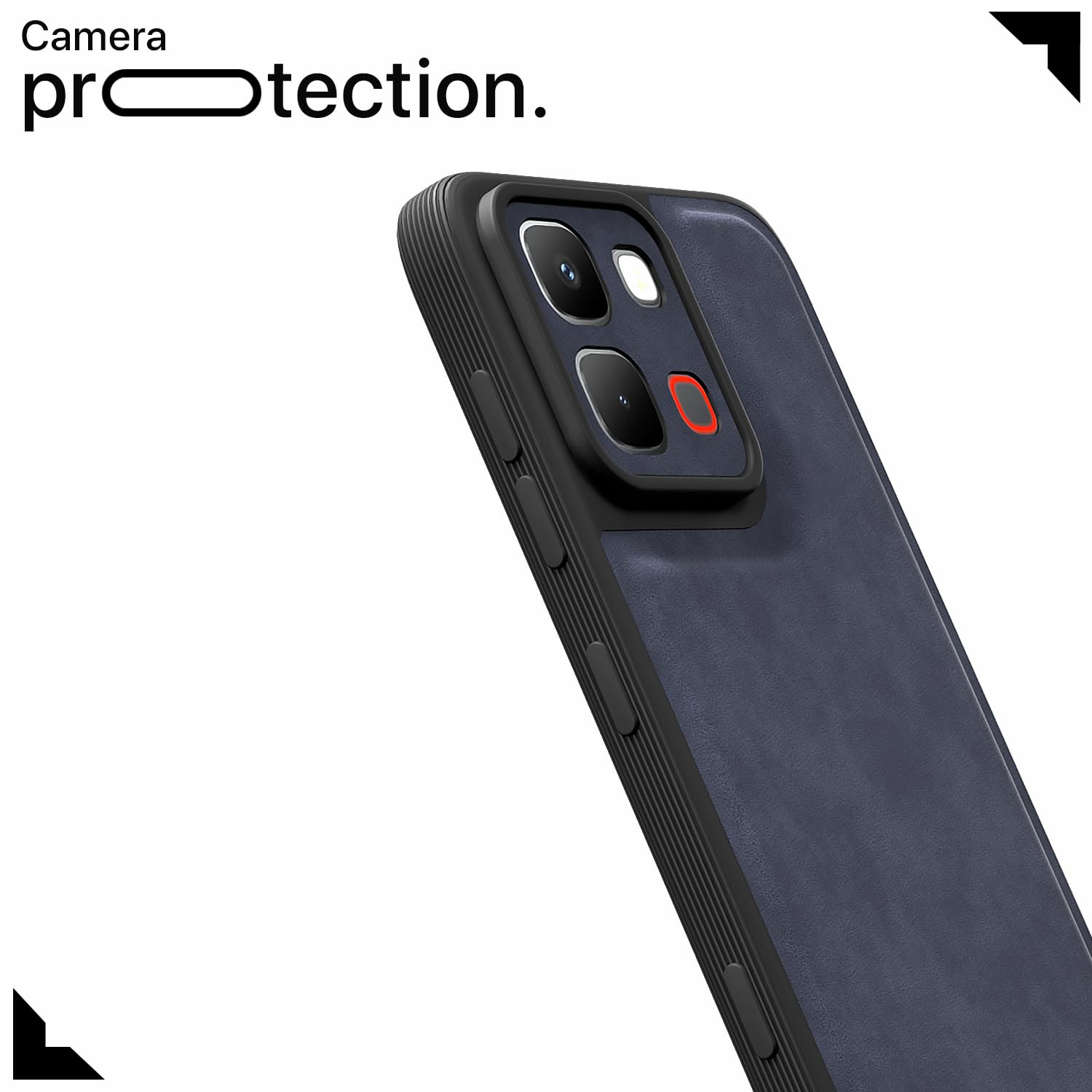 Pikkme Infinix Note Edge 5G blue mobile back cover – photo 5