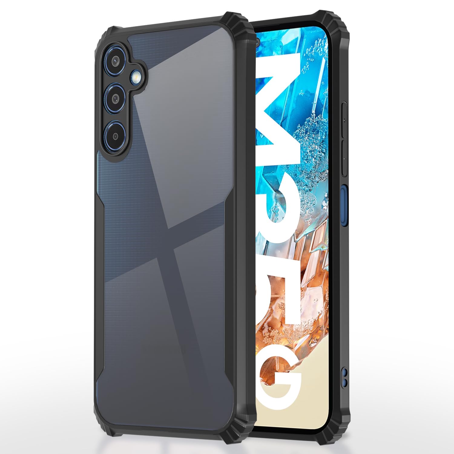 Pikkme Samsung M35 5G black phone cover
