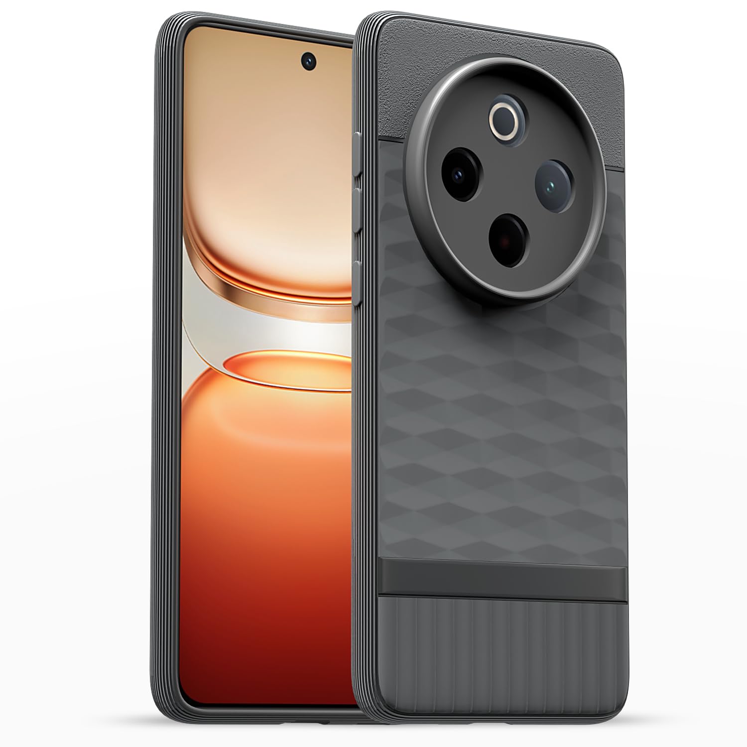 Pikkme Vivo T4 5G / iQoo Z10 5G Gencase Back Cover - Grey