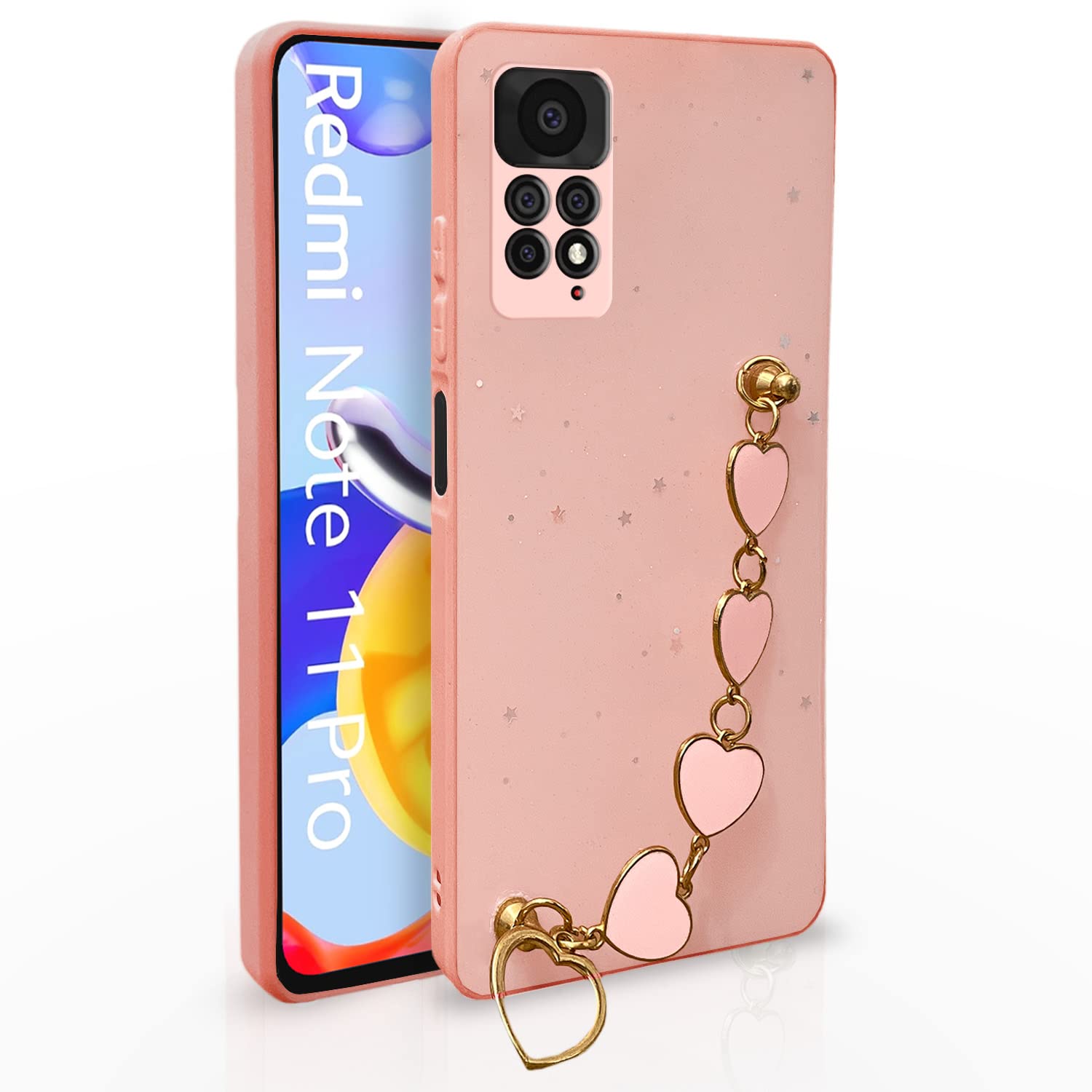 Pink Chain mobile cover for Redmi Note 11 Pro/Note 11 Pro Plus 5G – Pikkme