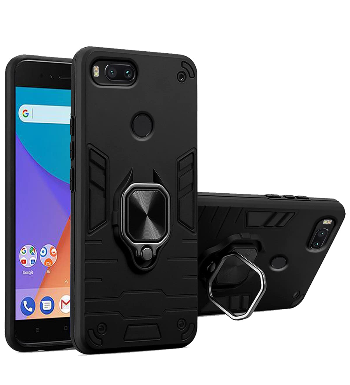 Pikkme black back cover for Mi A1