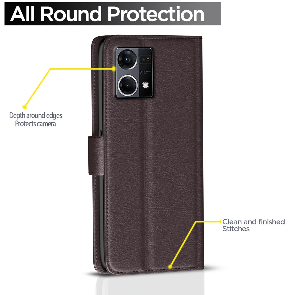 Coffee mobile flip cover for Oppo Reno 7 5G – Pikkme – photo 4