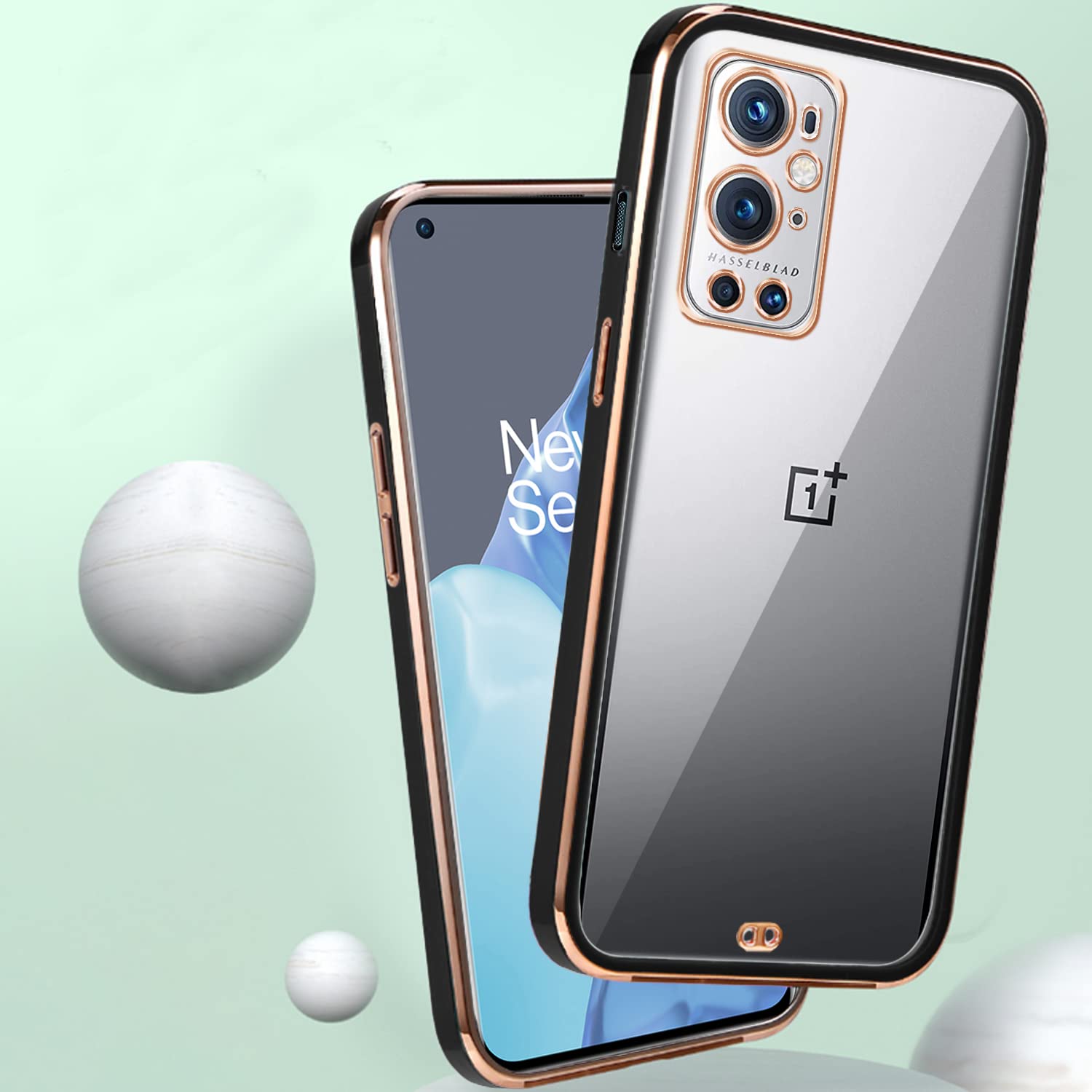 OnePlus 9 Pro Chrome back cover in black by Pikkme – photo 4