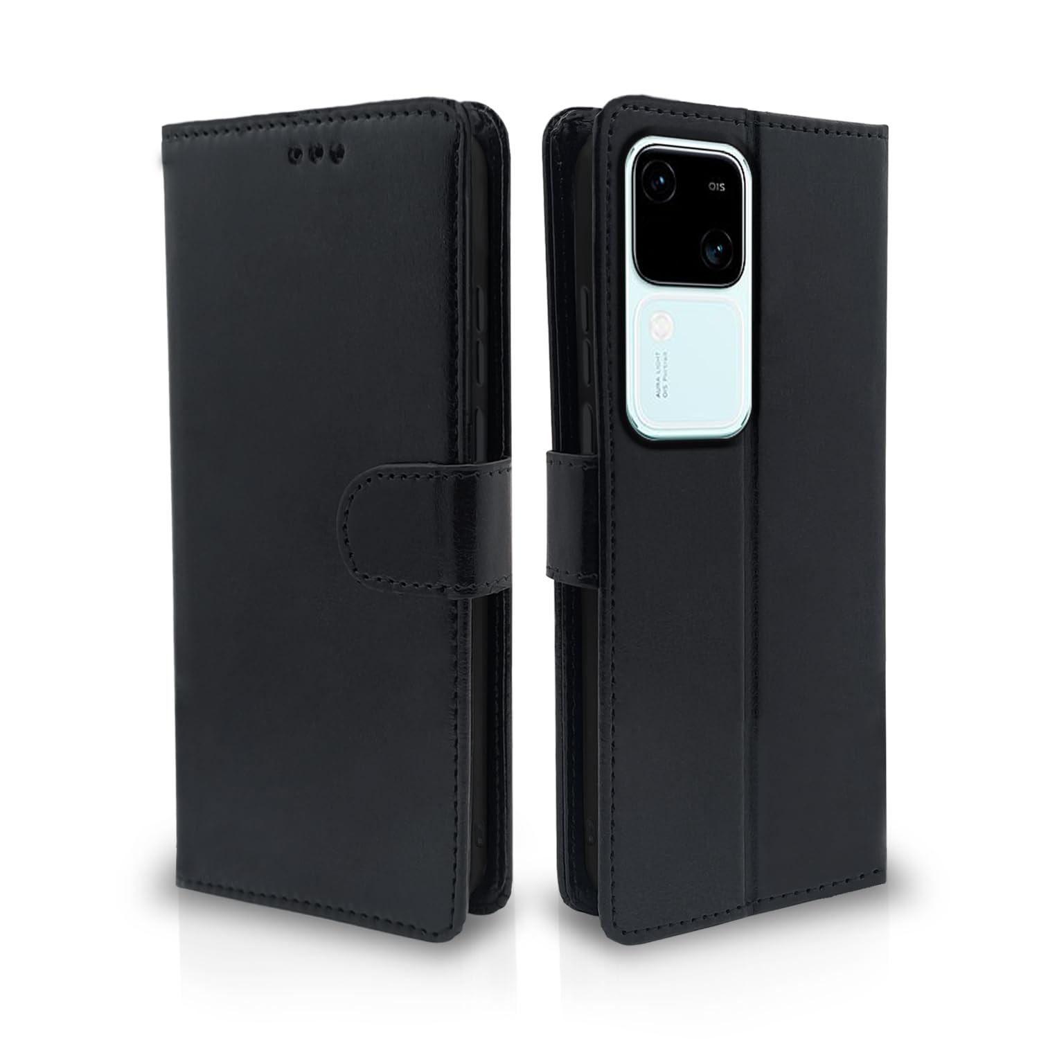 Pikkme Vivo V30 5G Wallet black flip case