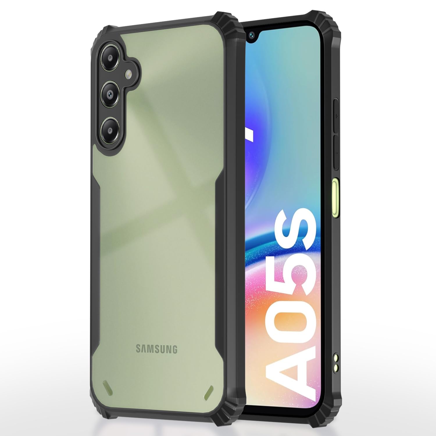 Samsung A05s/M14 4G mobile cover in black by Pikkme