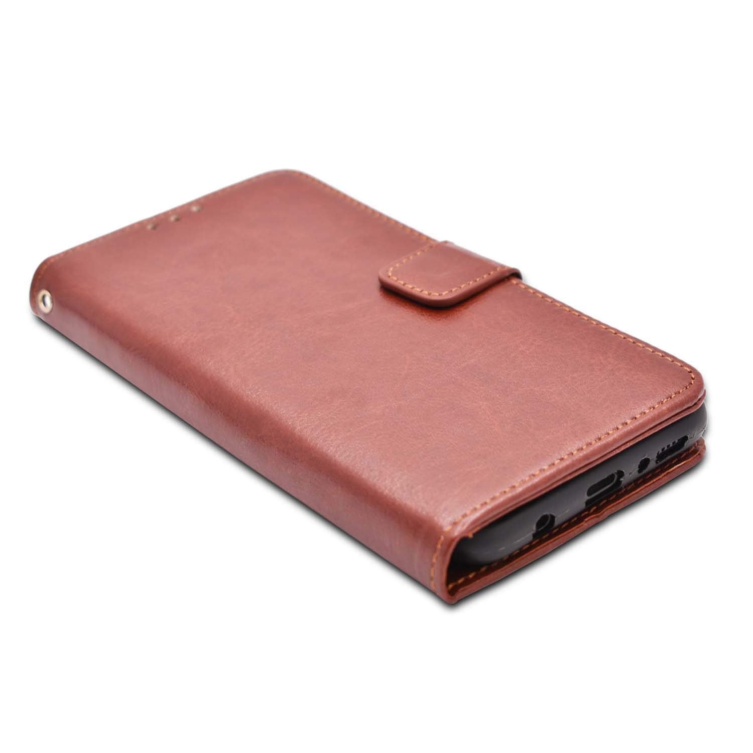 Pikkme Samsung Galaxy M21 Vintage Flip Cover (Brown)