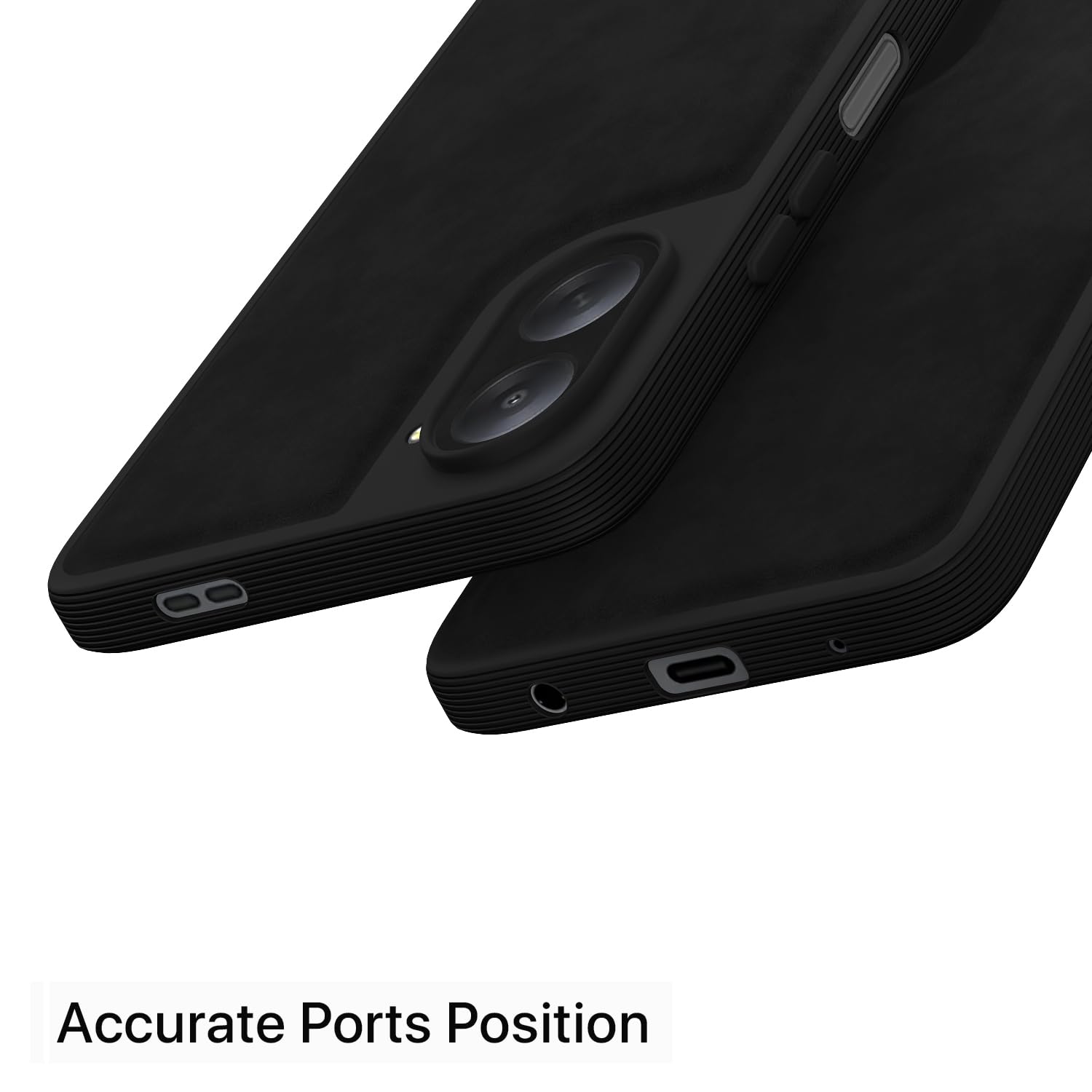 Pikkme Redmi A7 5G Leather black back cover – photo 4