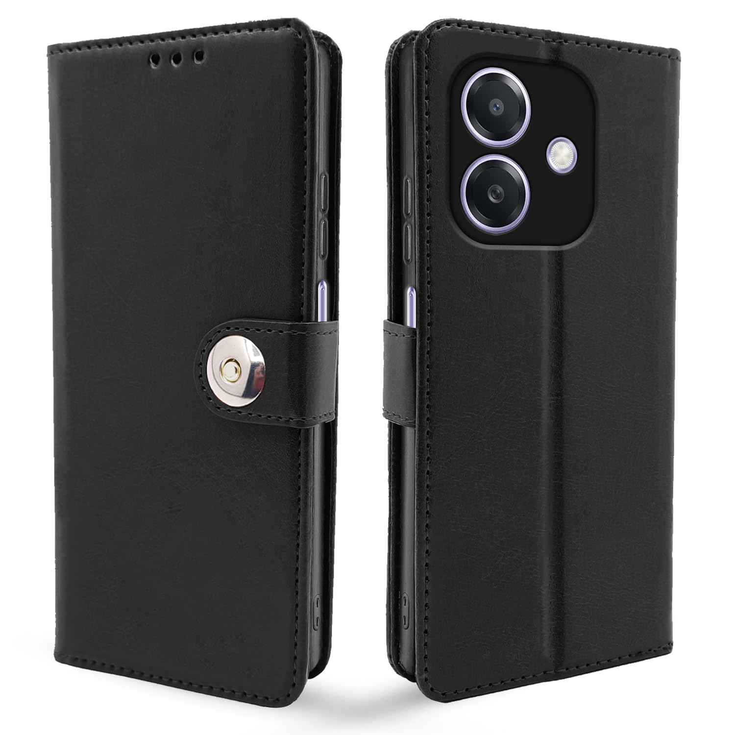 Oppo A3x 5G / A3x 4G / A3 5G Button Flip Cover -Black