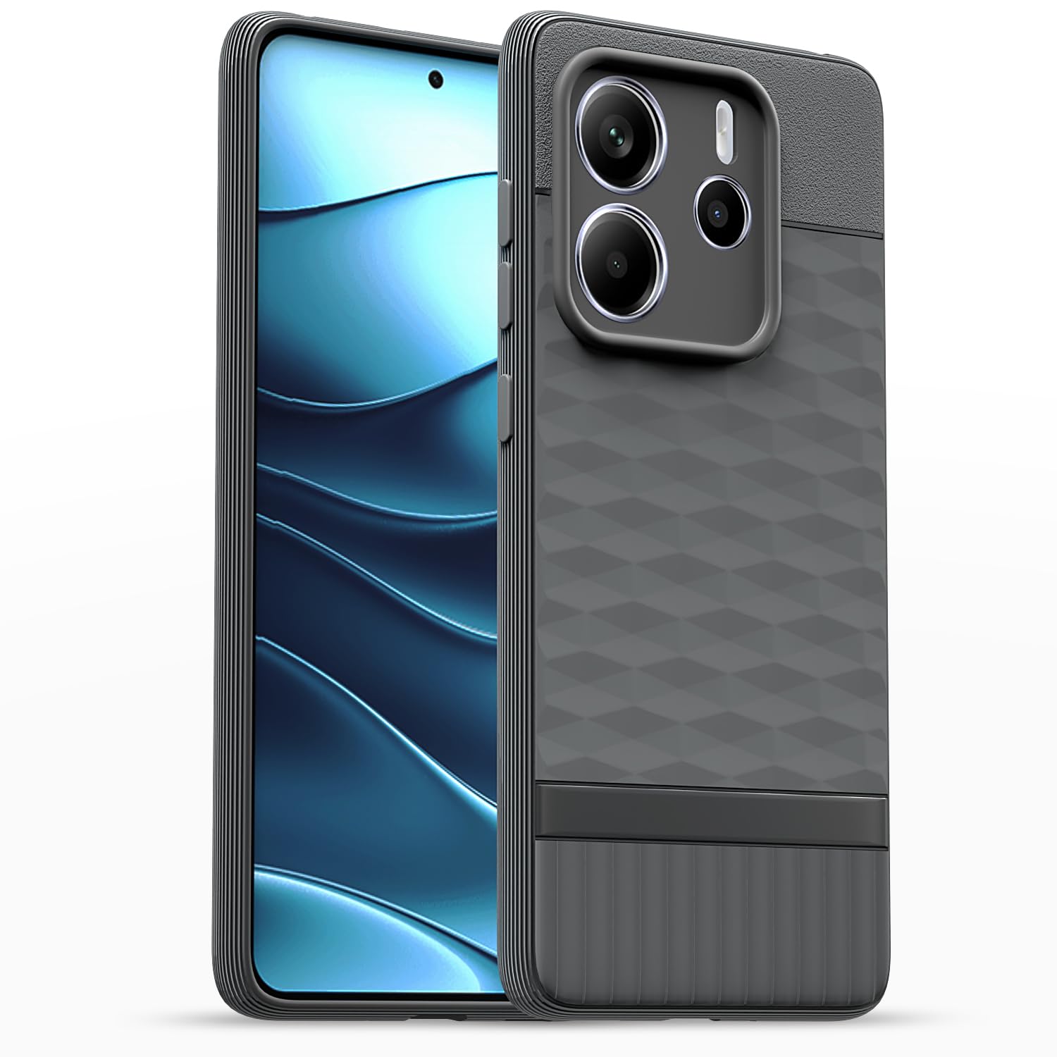 Redmi Note 14 5G Gencase Back Cover - Grey
