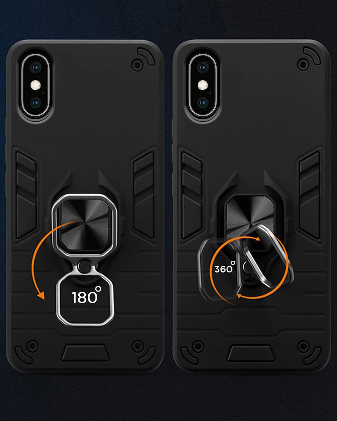 Pikkme black mobile back cover for iPhone X, iPhone XS – photo 3