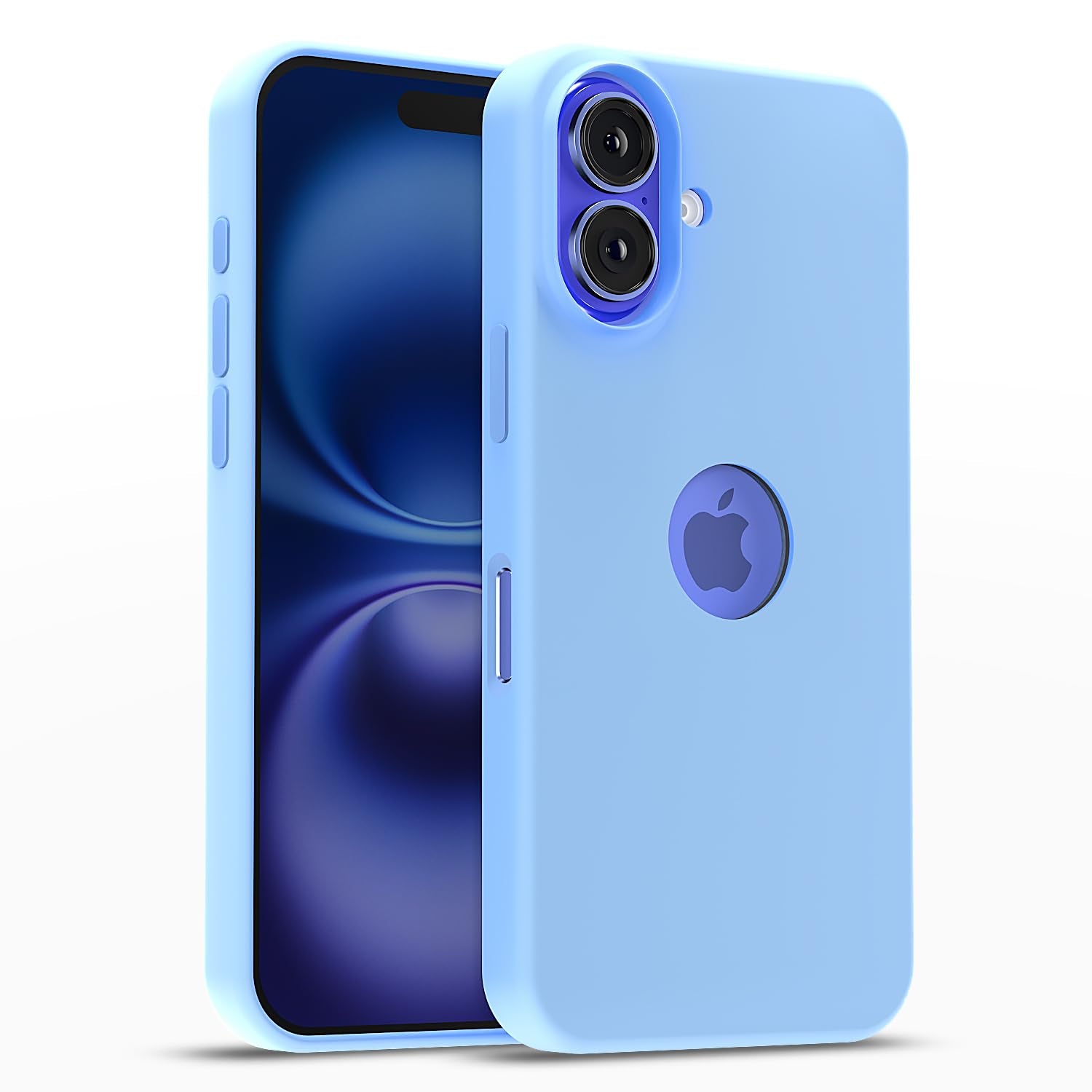 Pikkme iPhone 16 Plus Super Soft Silicone Back Cover - Lilac