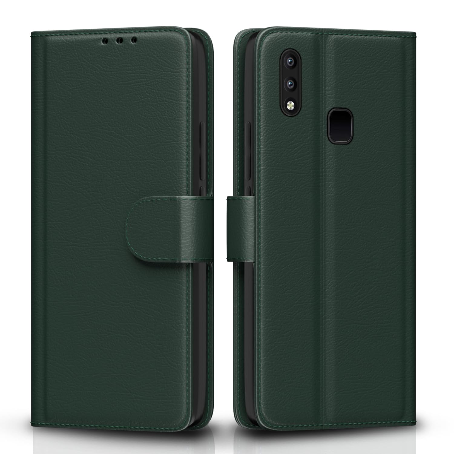 Pikkme Vivo Y91/Y93/Y95 Wallet green mobile flip cover