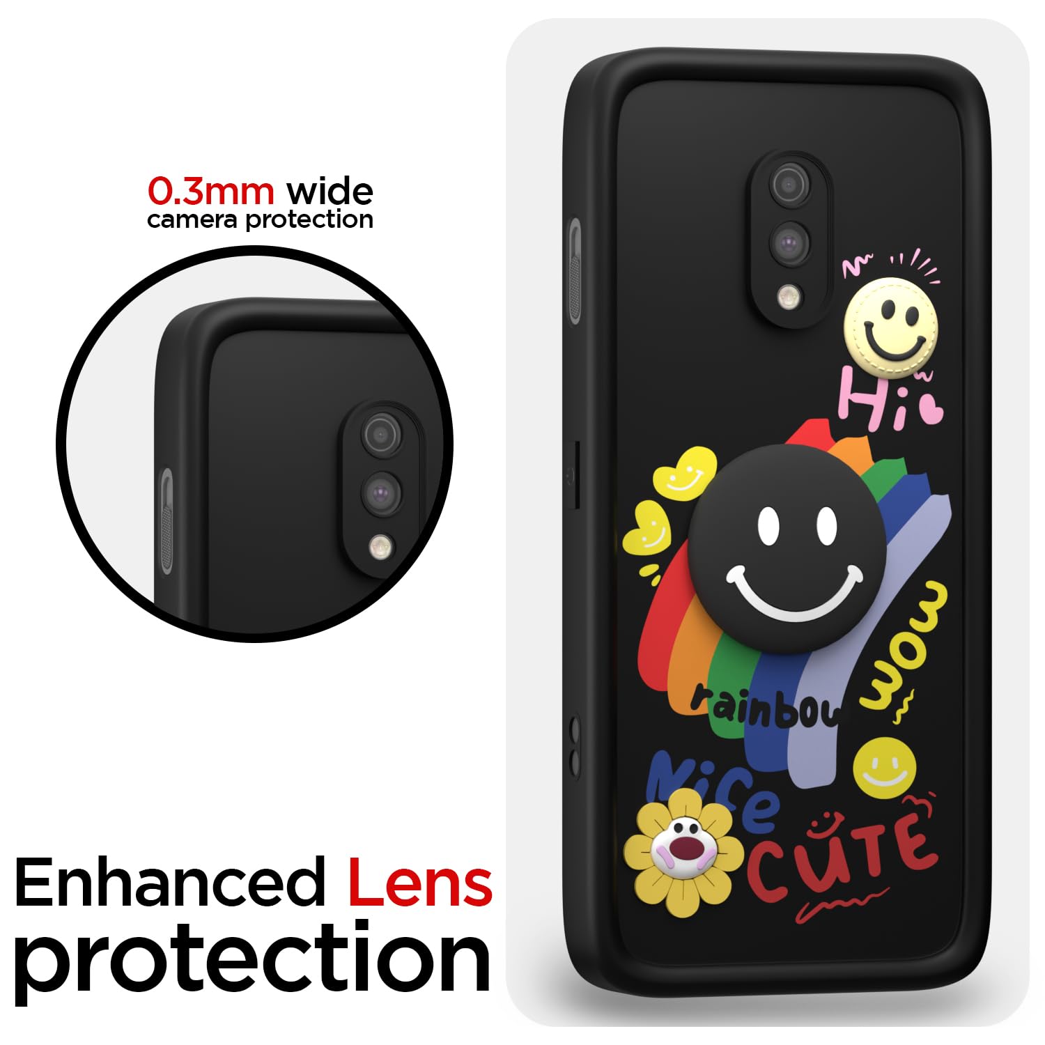 Black Soft Silicone phone cover for OnePlus 6T/7 – Pikkme – photo 5