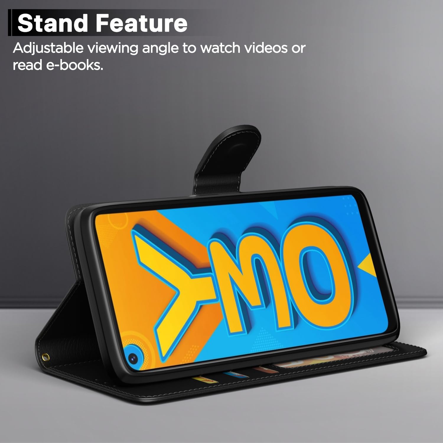 Black Wallet mobile flip cover for Vivo Y30 – Pikkme – photo 3