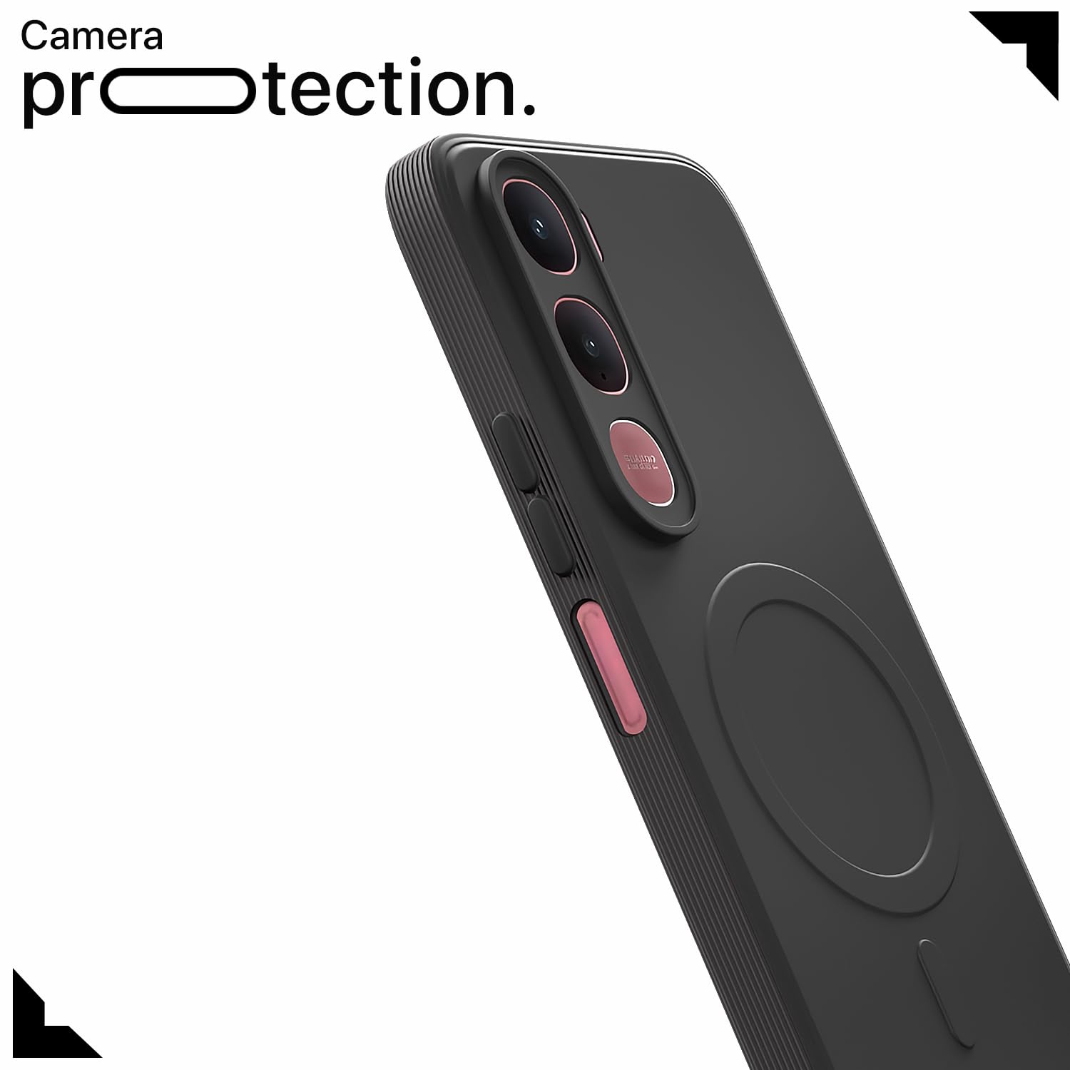 Vivo Y31 5G mobile cover in black by Pikkme – photo 5