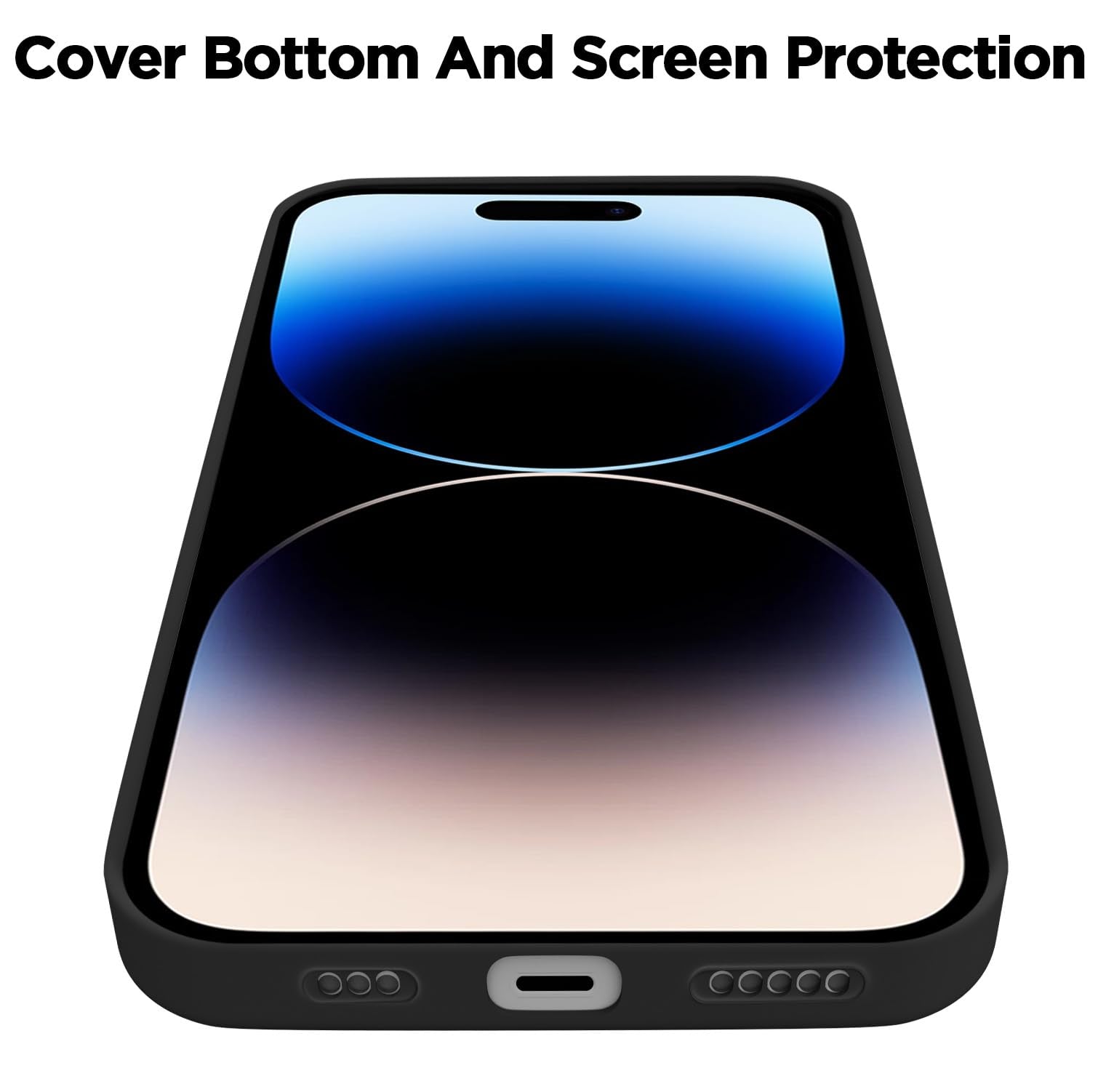 Pikkme black Soft Silicone mobile back cover for iPhone 14 Pro – photo 7