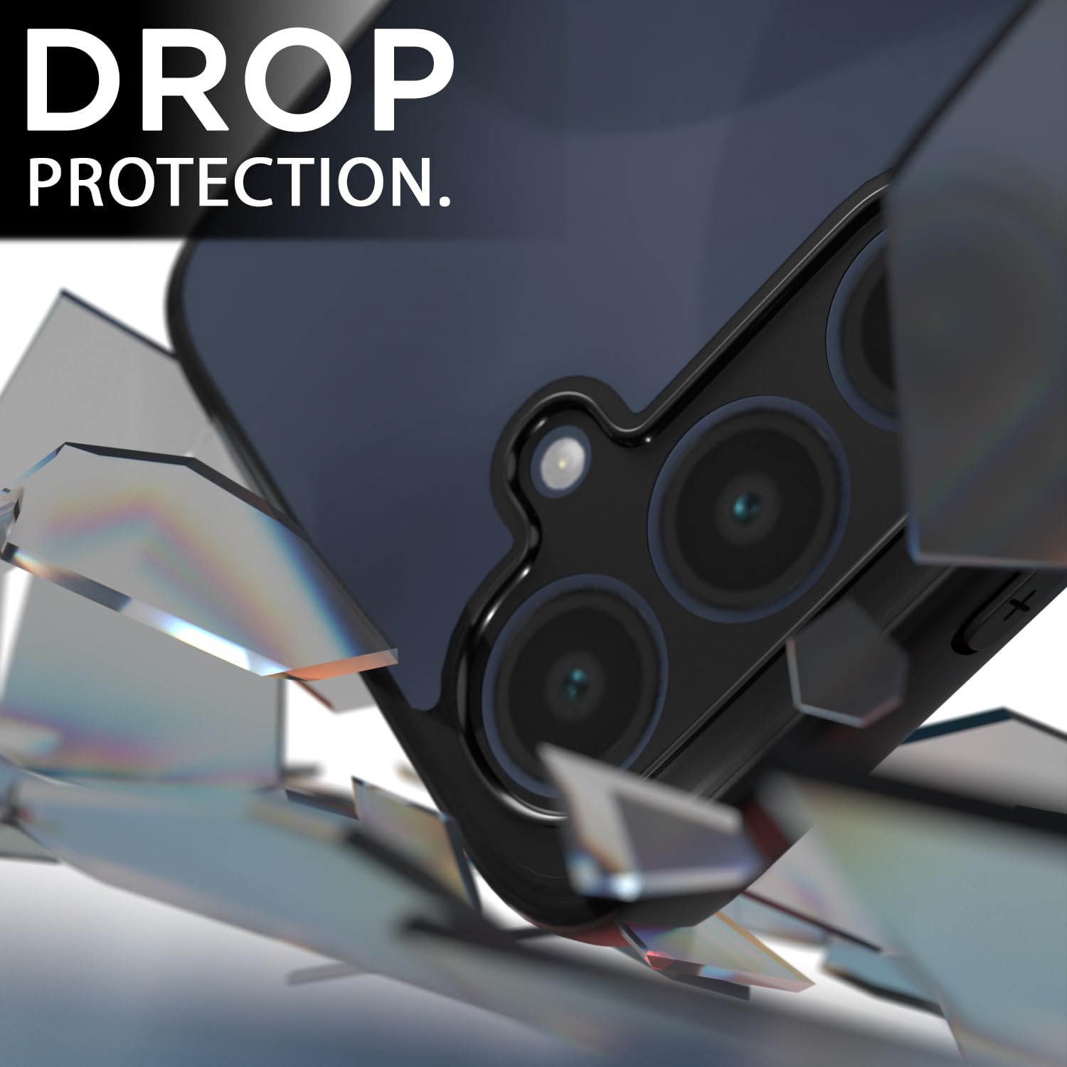 Pikkme Samsung Galaxy A16 5G Eagle 2 Shockproof Sleek Hybrid Armor Back Cover (Black)