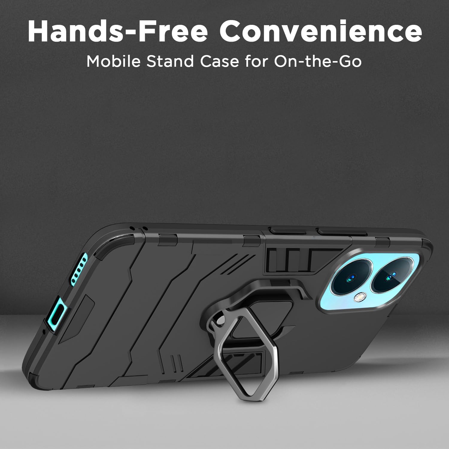 Pikkme black Tough Armor mobile cover for OnePlus Nord CE 3 5G – photo 6