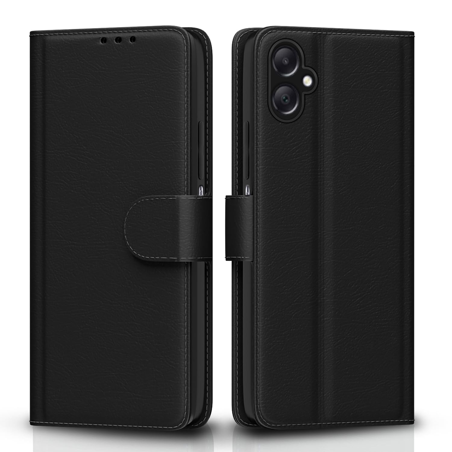 Black Wallet wallet flip cover for Samsung A05/M05/F05 – Pikkme