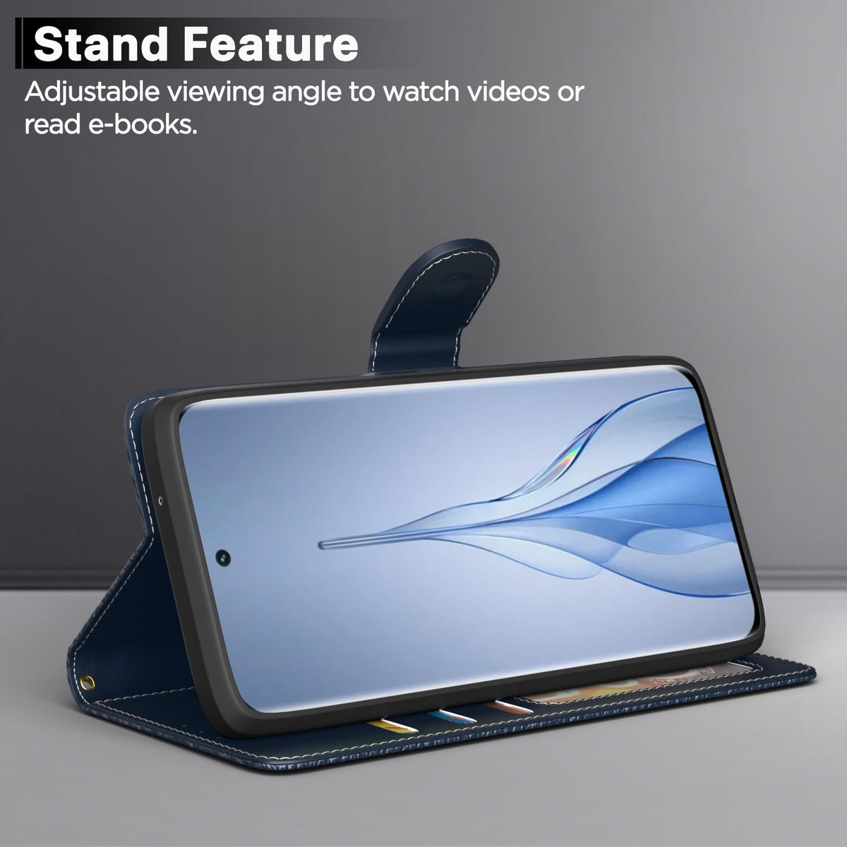 Blue Wallet mobile flip cover for Tecno Pova – Pikkme – photo 3