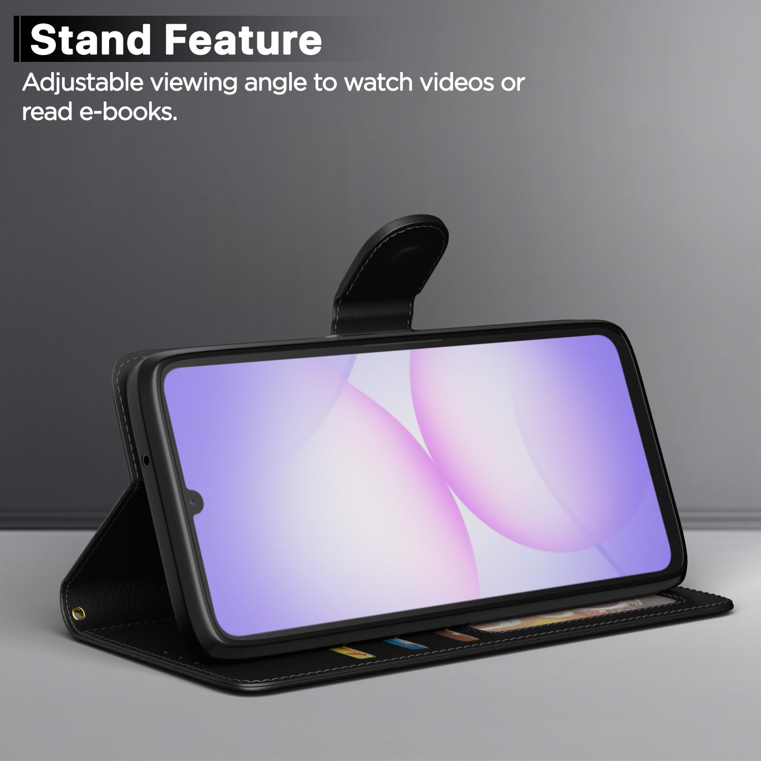 Pikkme Samsung F70e 5G/M07/M17e/F07/A07/A07 5G Wallet black wallet flip cover – photo 3