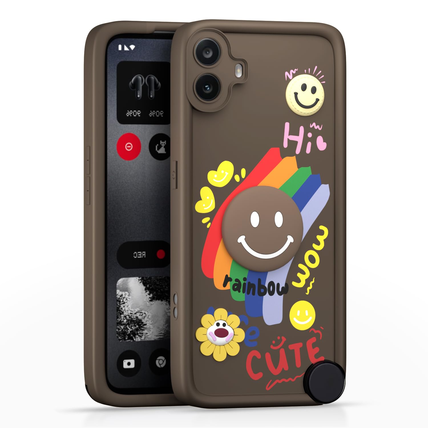 Pikkme CMF Phone 1 Soft Silicone brown phone cover