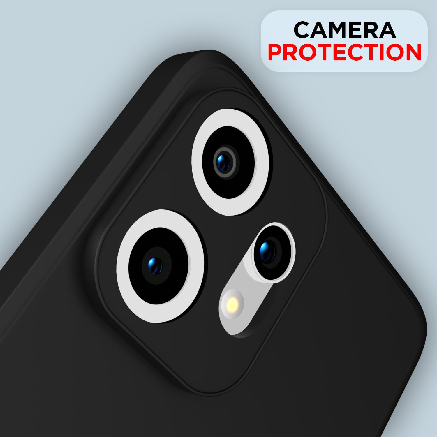 Pikkme CMF by Nothing Phone 2 Pro 5G Soft Matte Silicone Shockproof Case (Black)