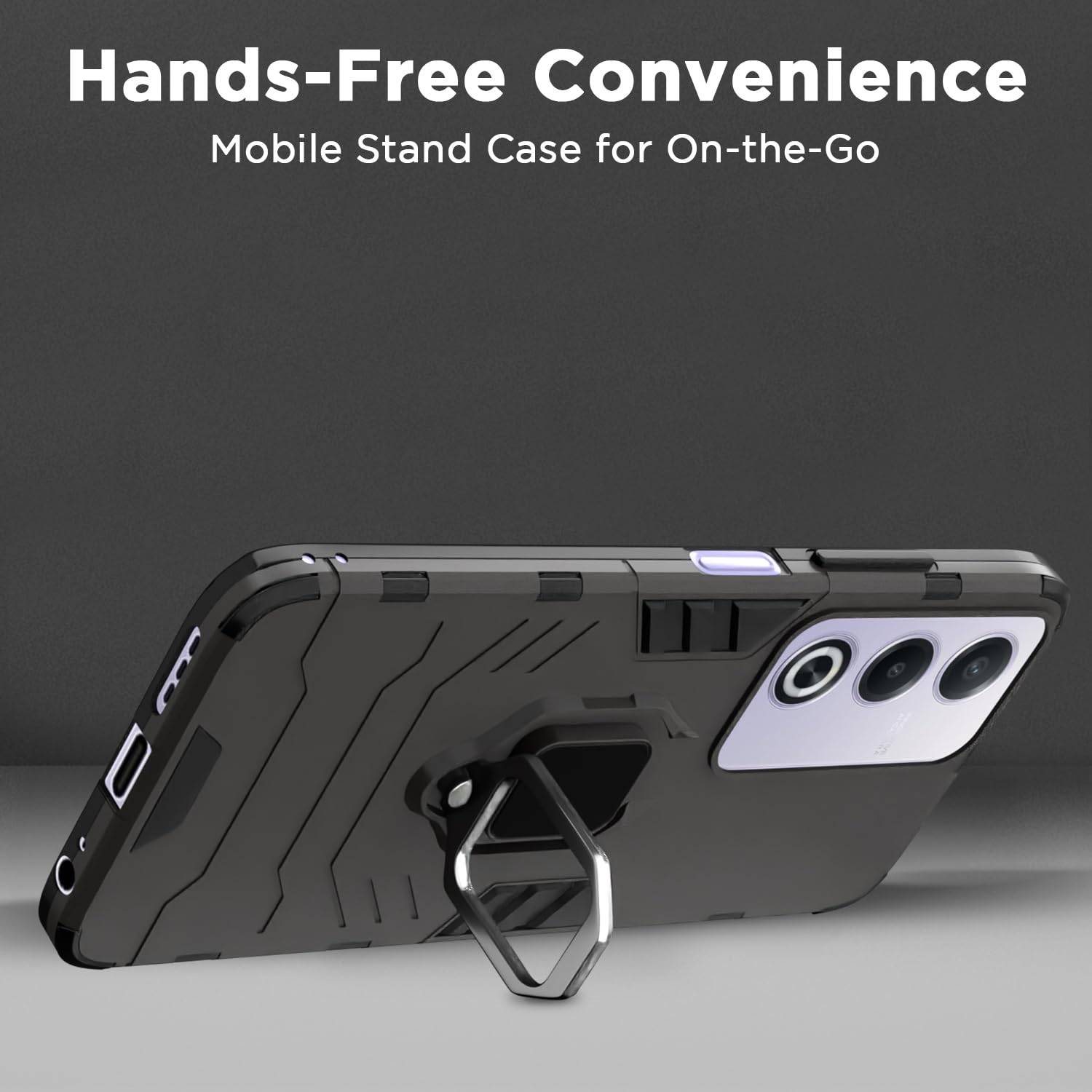 Pikkme black mobile cover for Oppo A3 Pro 5G – photo 6