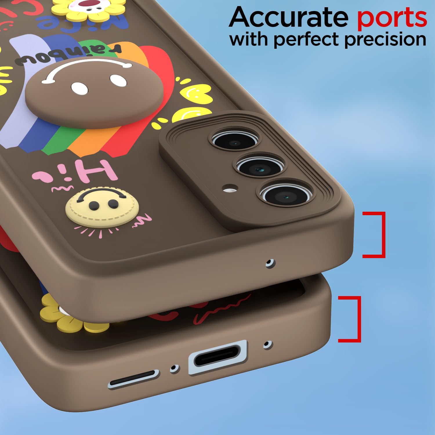 Brown phone cover for Samsung A35 5G – Pikkme – photo 4
