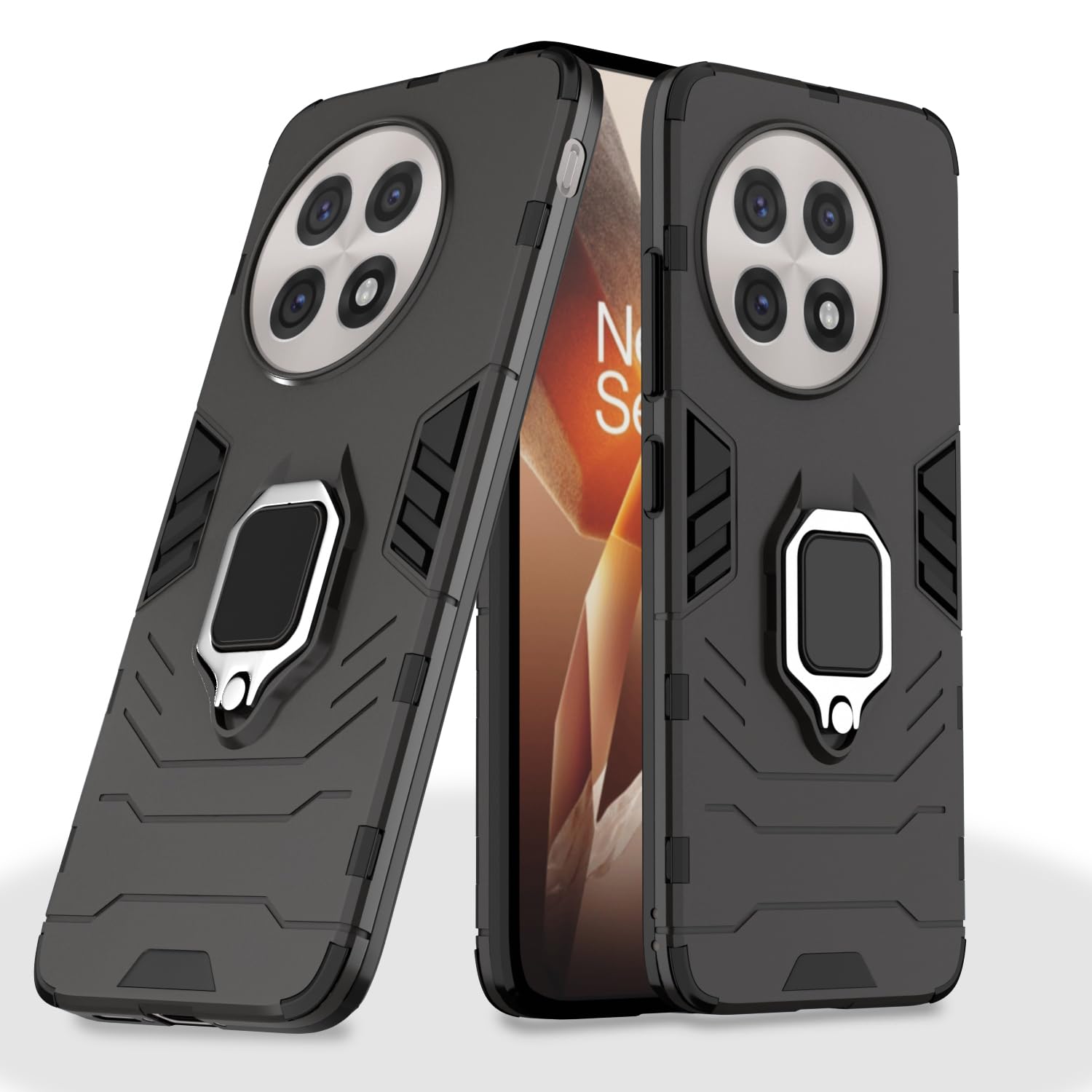 Black back cover for OnePlus 13R 5G – Pikkme