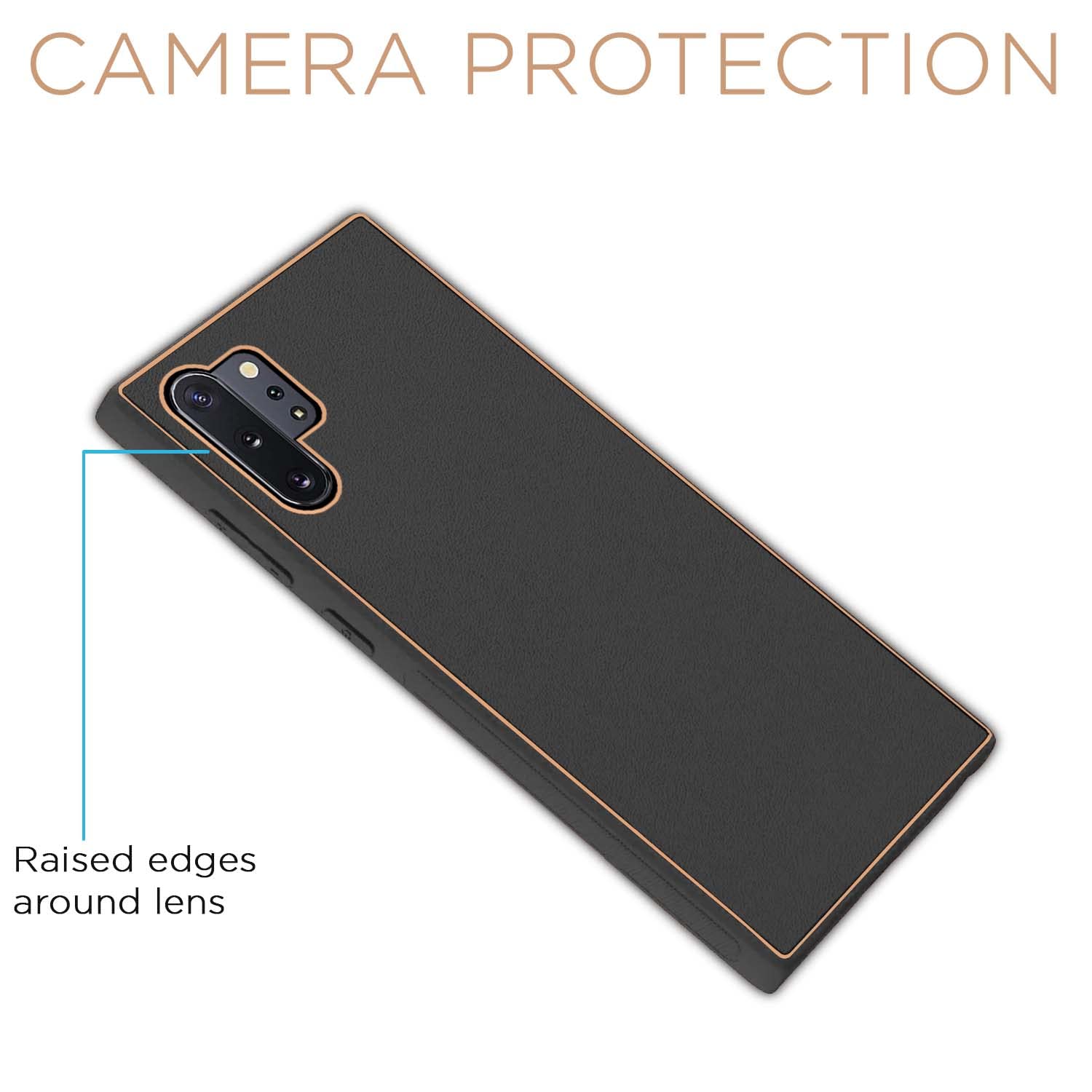 Samsung Note 10 Plus back cover in black by Pikkme – photo 5