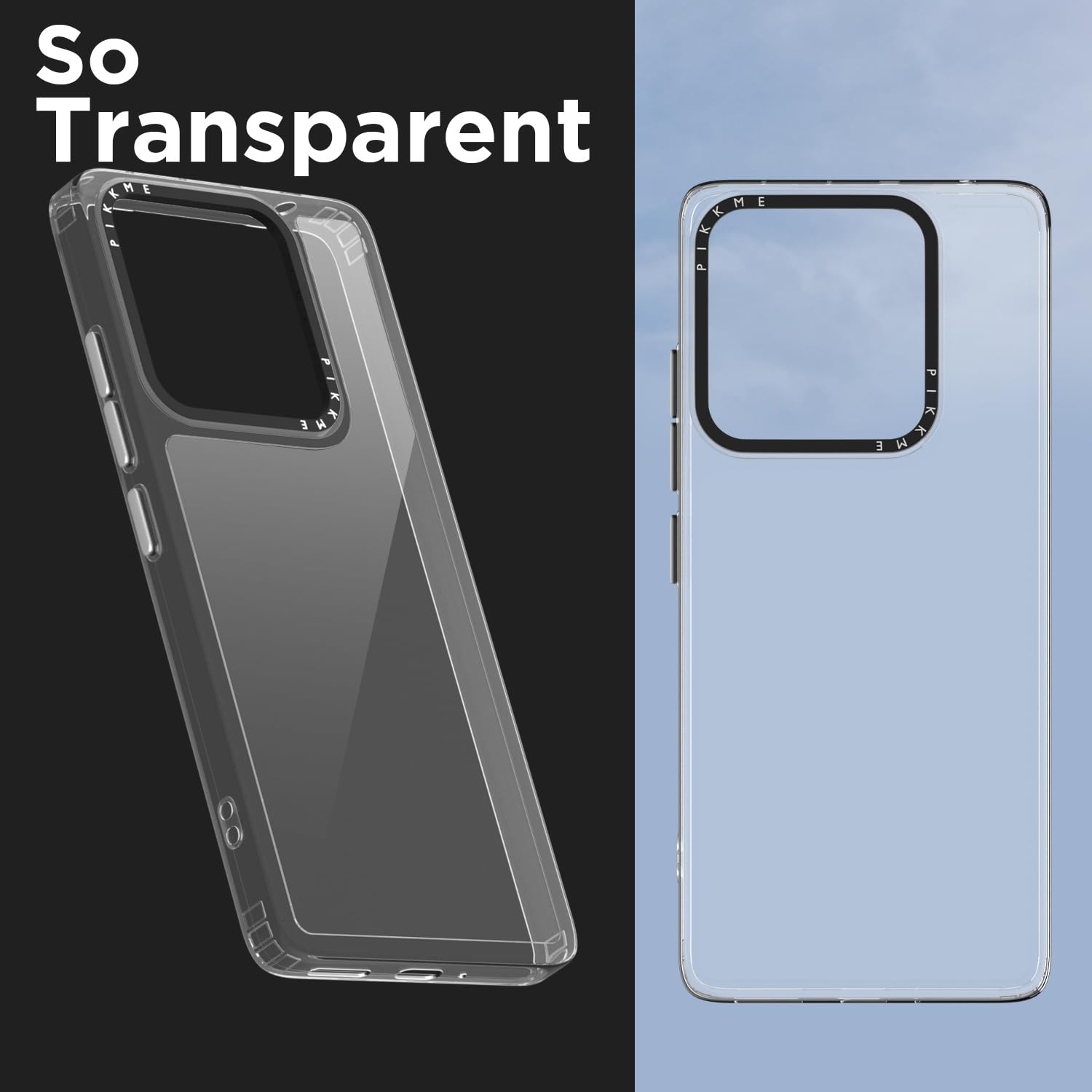 Redmi Note 14 5G Hybrid phone cover in transparent by Pikkme – photo 7