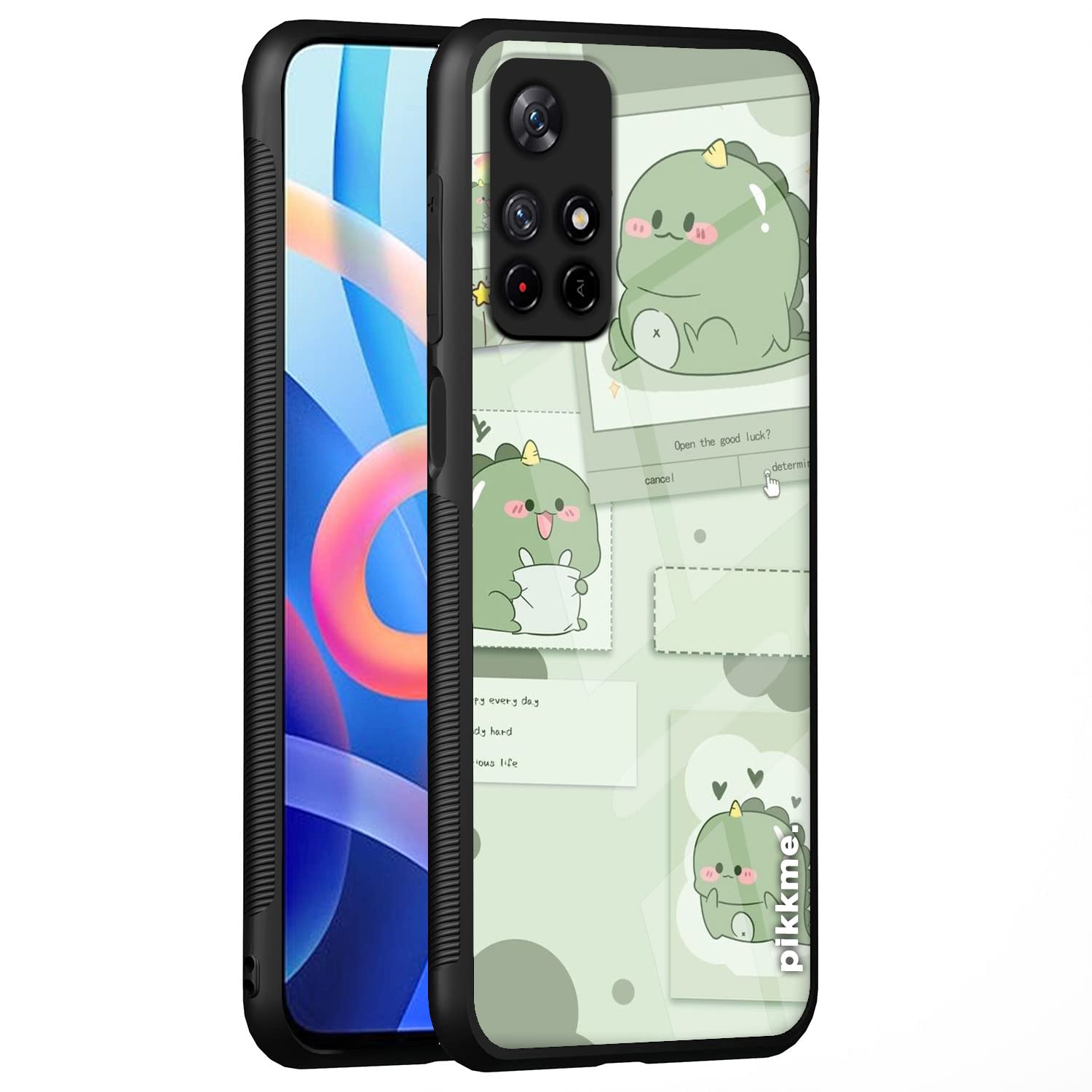Pikkme Redmi Note 11T/Poco M4 Pro 5G Hybrid mobile back cover