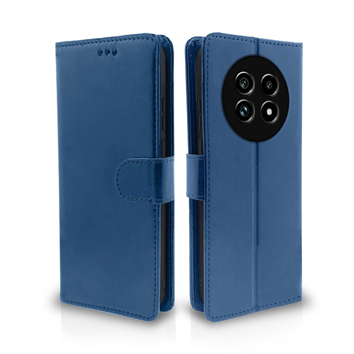 Pikkme Realme 13 Pro 5G Vintage Flip Cover (Blue)