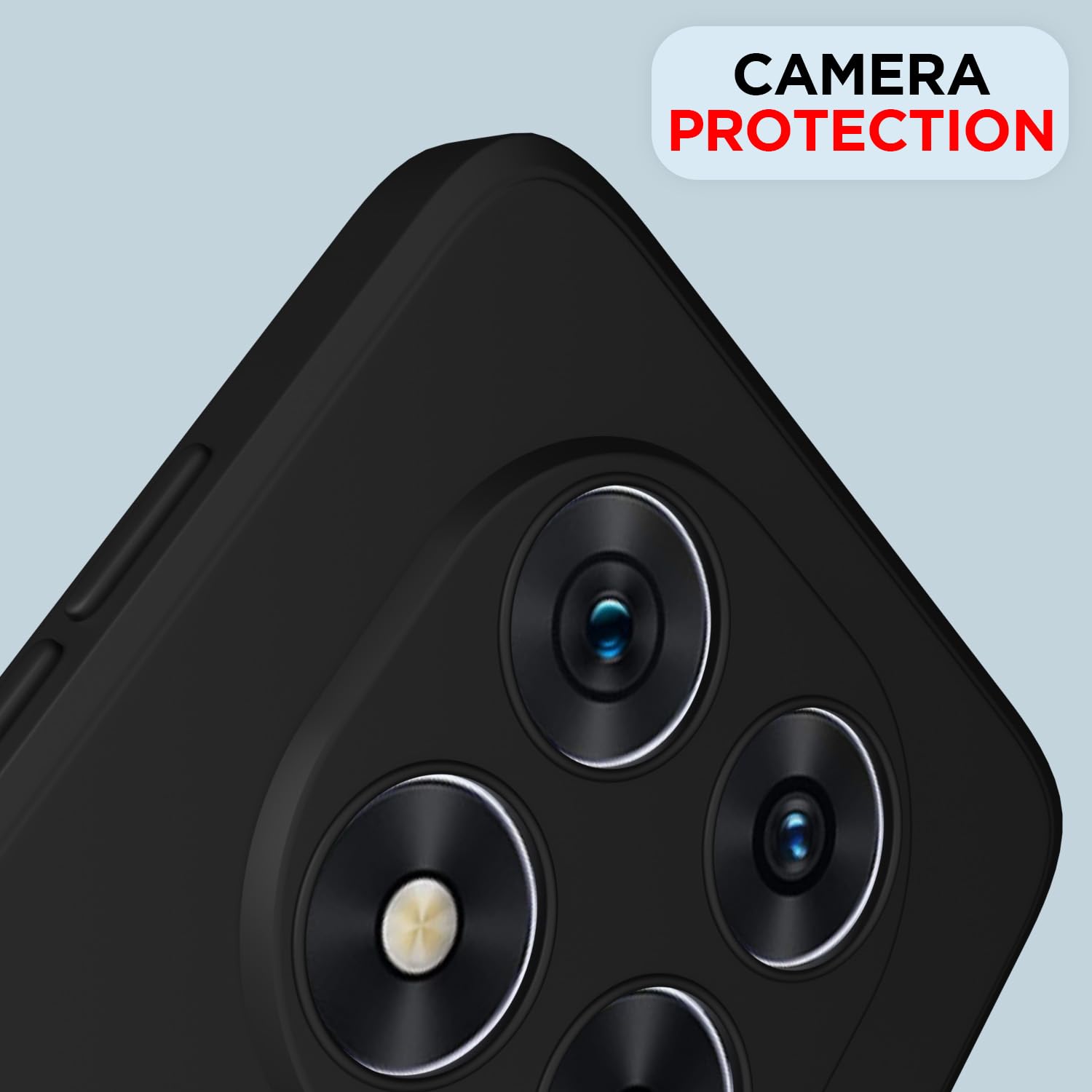 Pikkme Redmi Note 14 Pro 5G Matte black back cover – photo 5