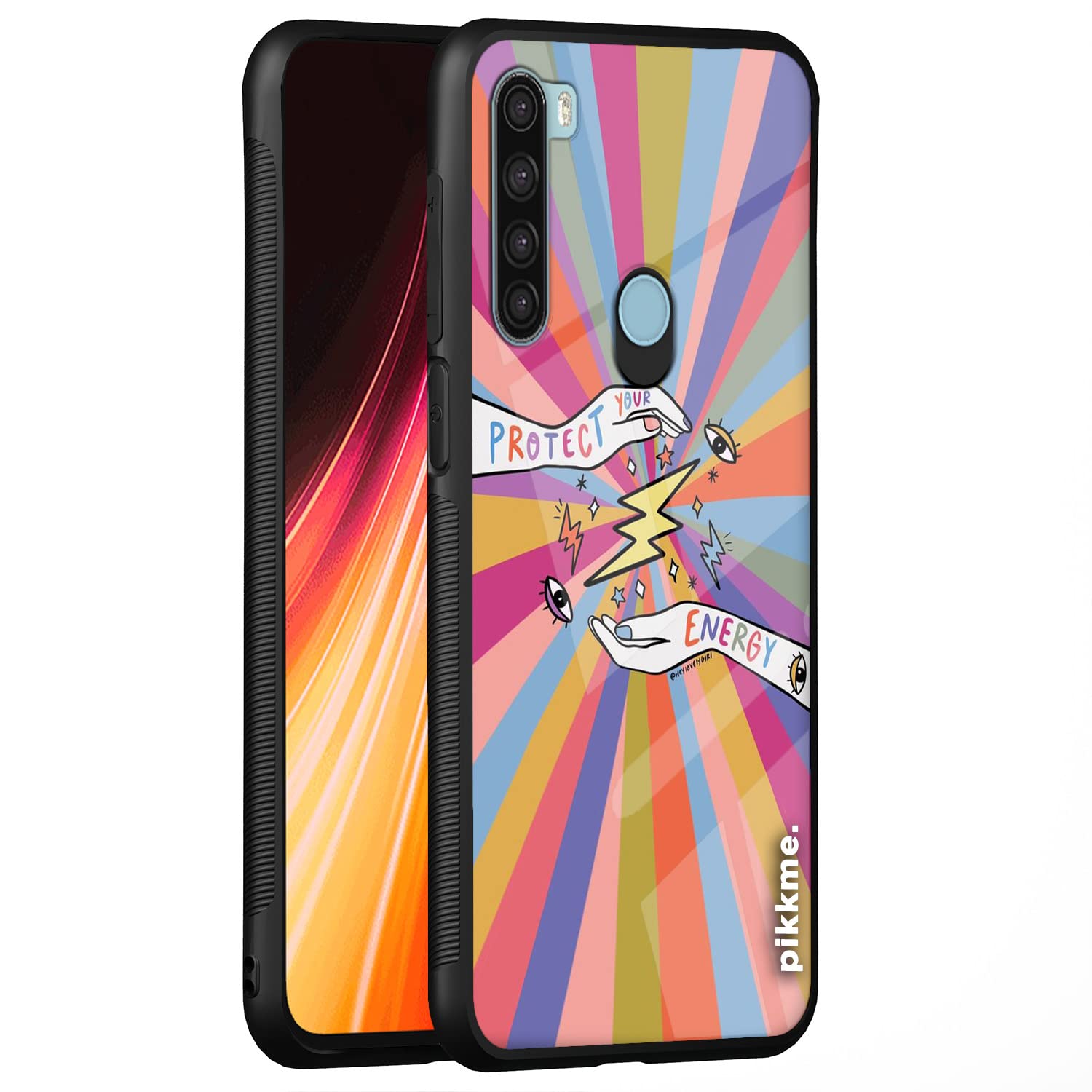 Redmi Note 8 Hybrid mobile back cover by Pikkme