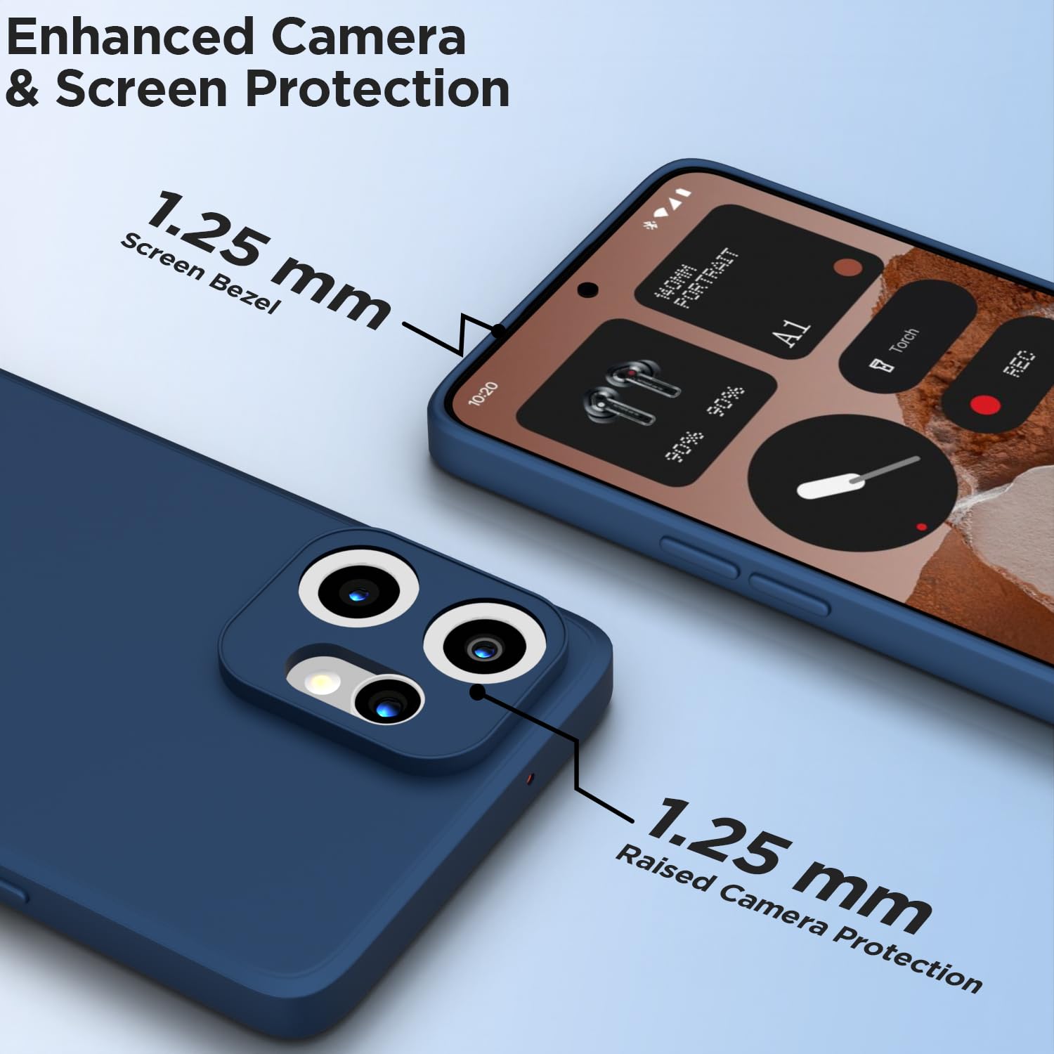 CMF Phone 2 Pro 5G mobile back cover in blue by Pikkme – photo 2