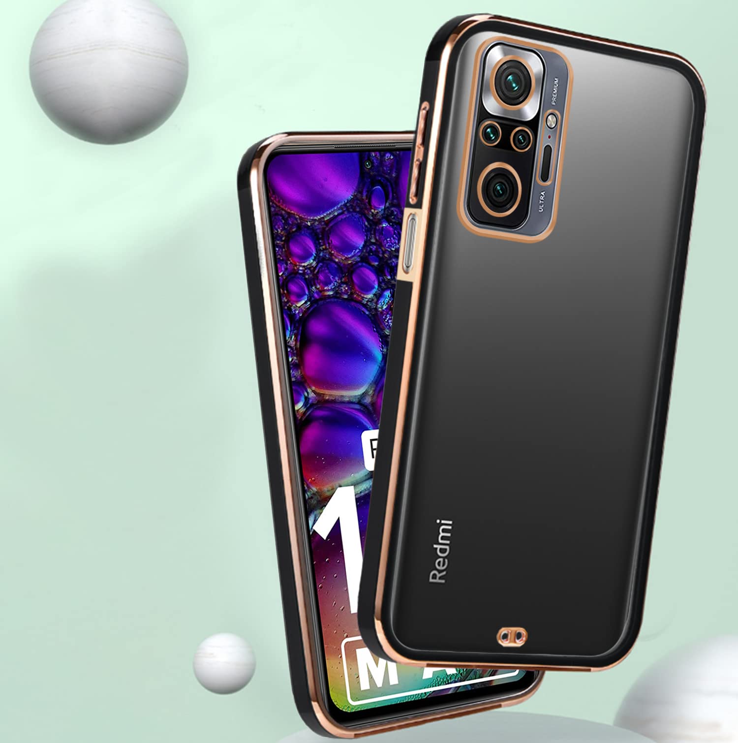 Pikkme black Chrome mobile cover for Redmi Note 10 Pro/Note 10 Pro Max – photo 4