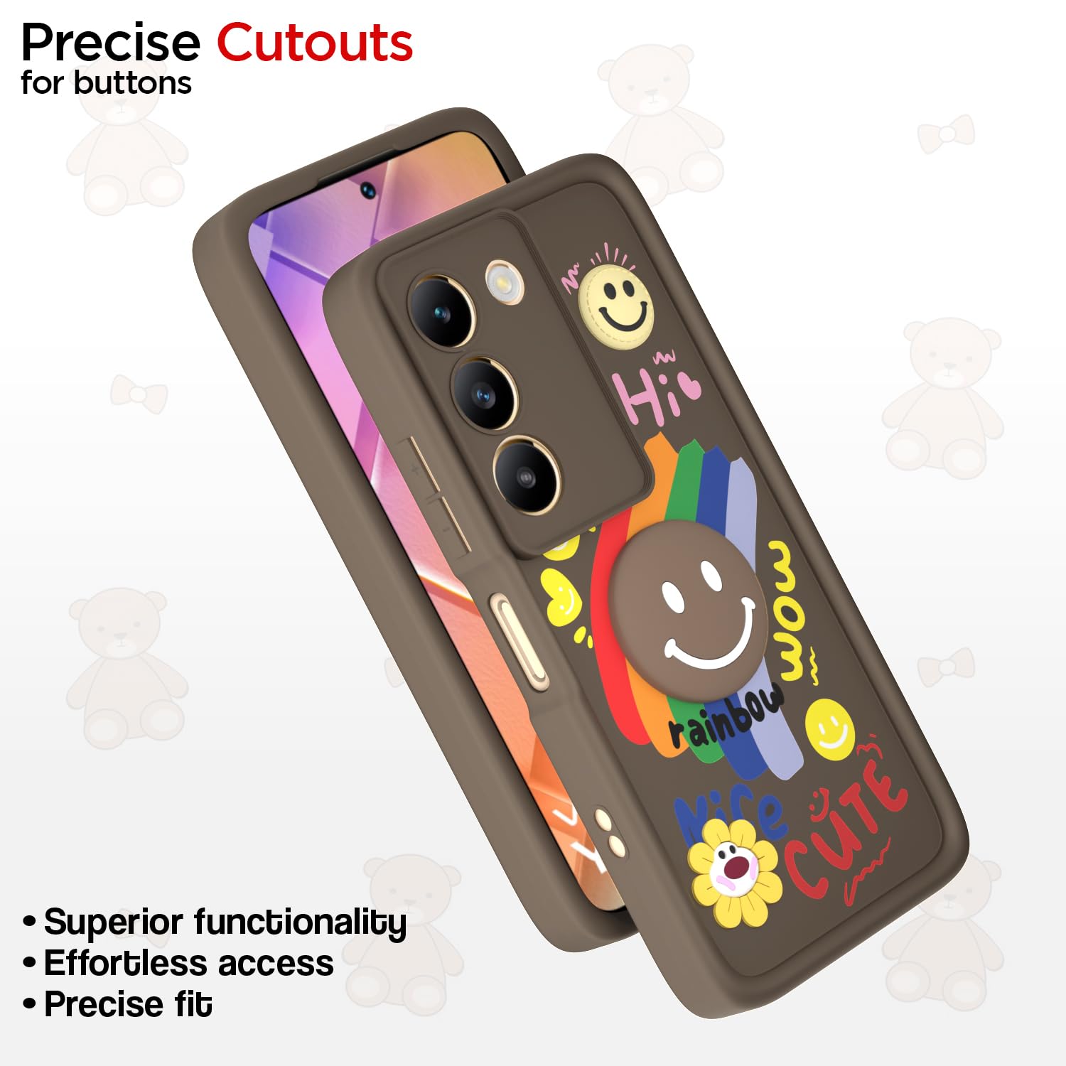 Pikkme brown back cover for Vivo Y200e/T3 5G – photo 6