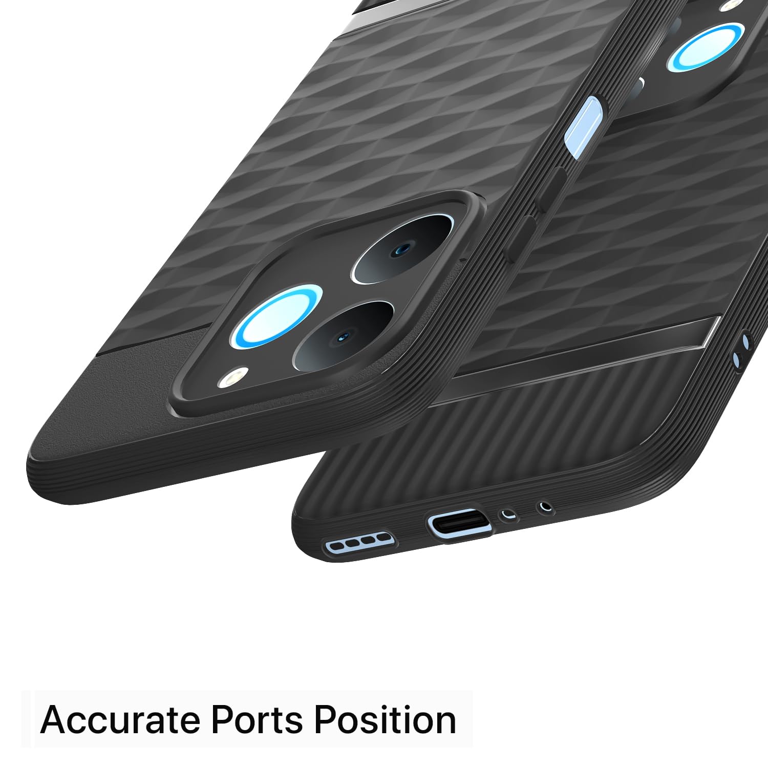 Pikkme black mobile back cover for Realme P4 Lite 4G – photo 4