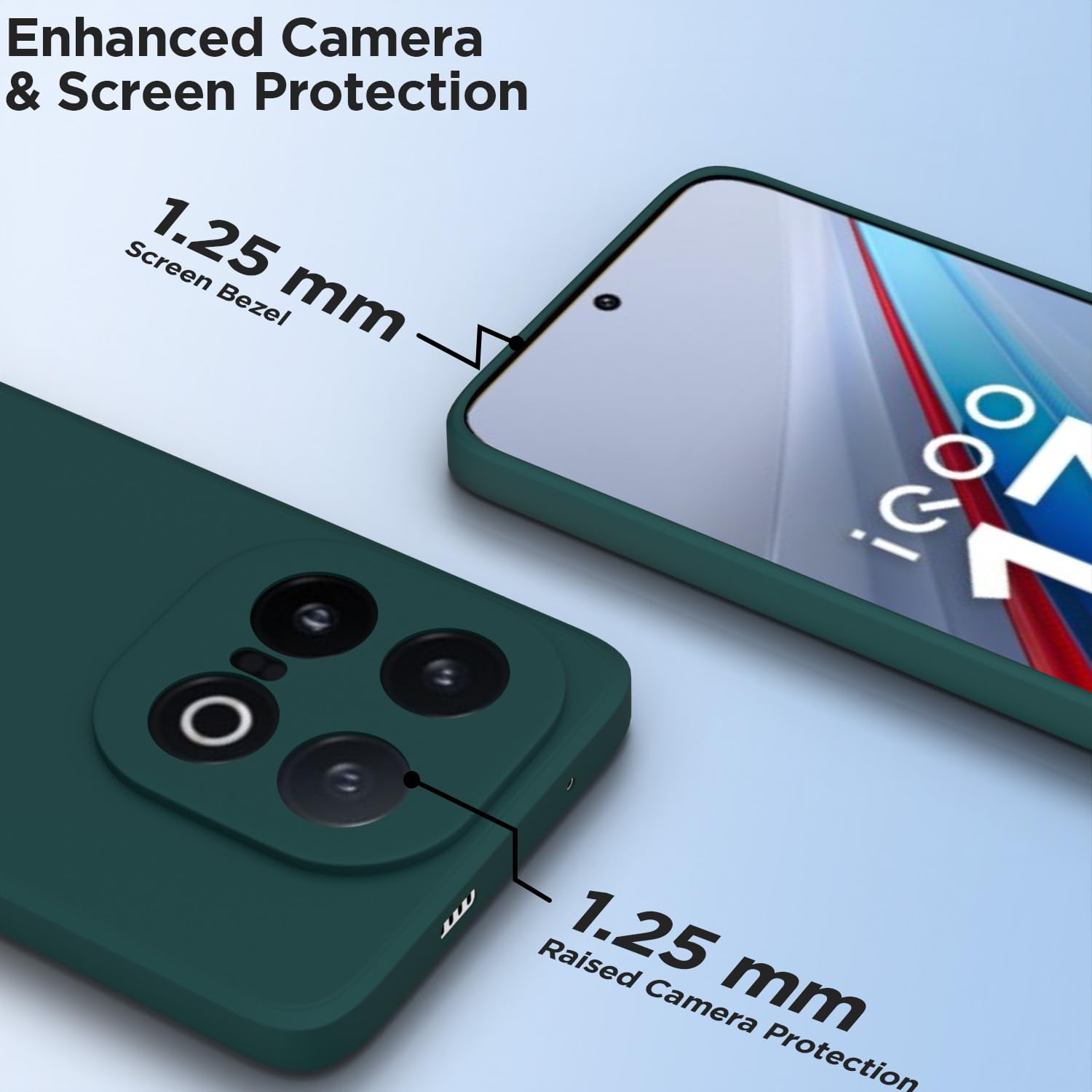 Green Matte phone cover for iQOO 13 5G – Pikkme – photo 2
