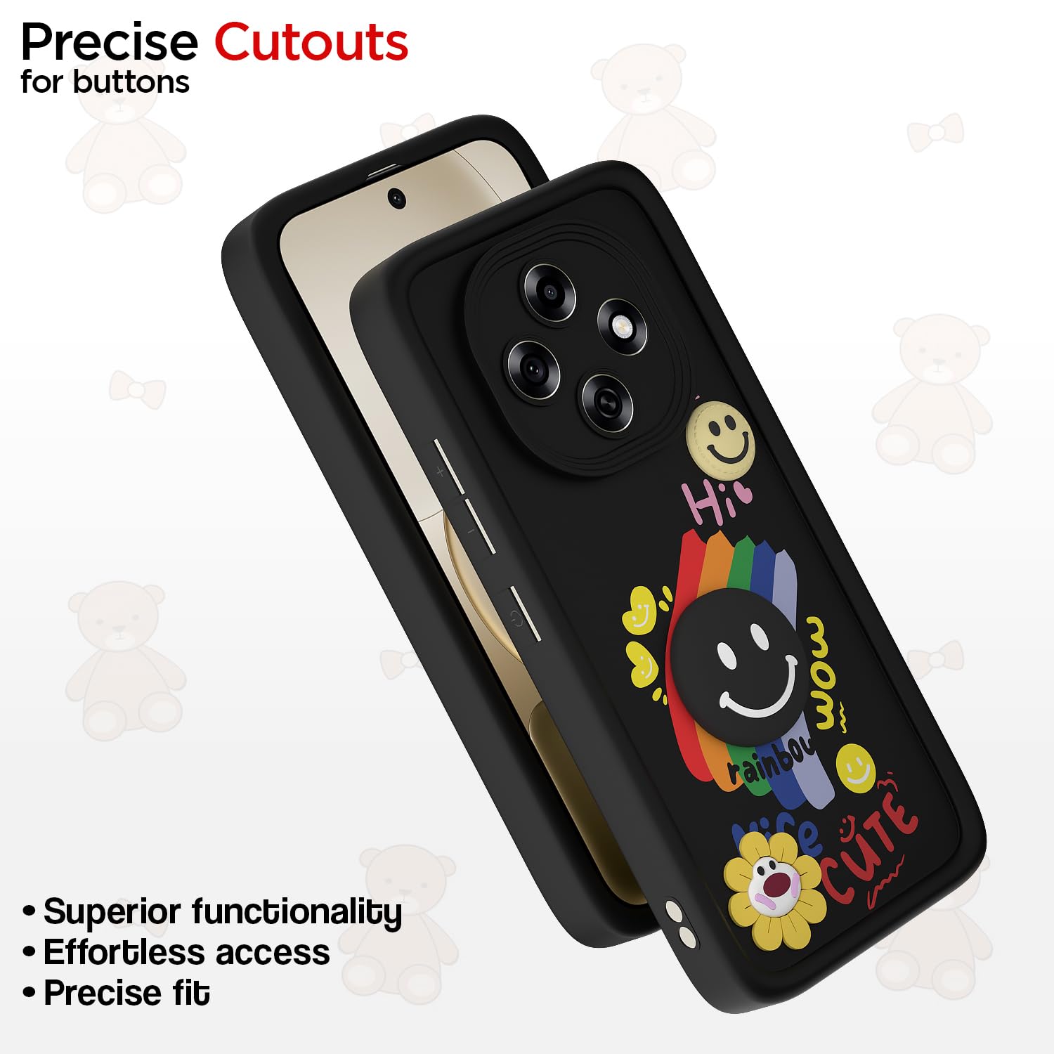 Pikkme black back cover for Oppo F31 Pro 5G – photo 6