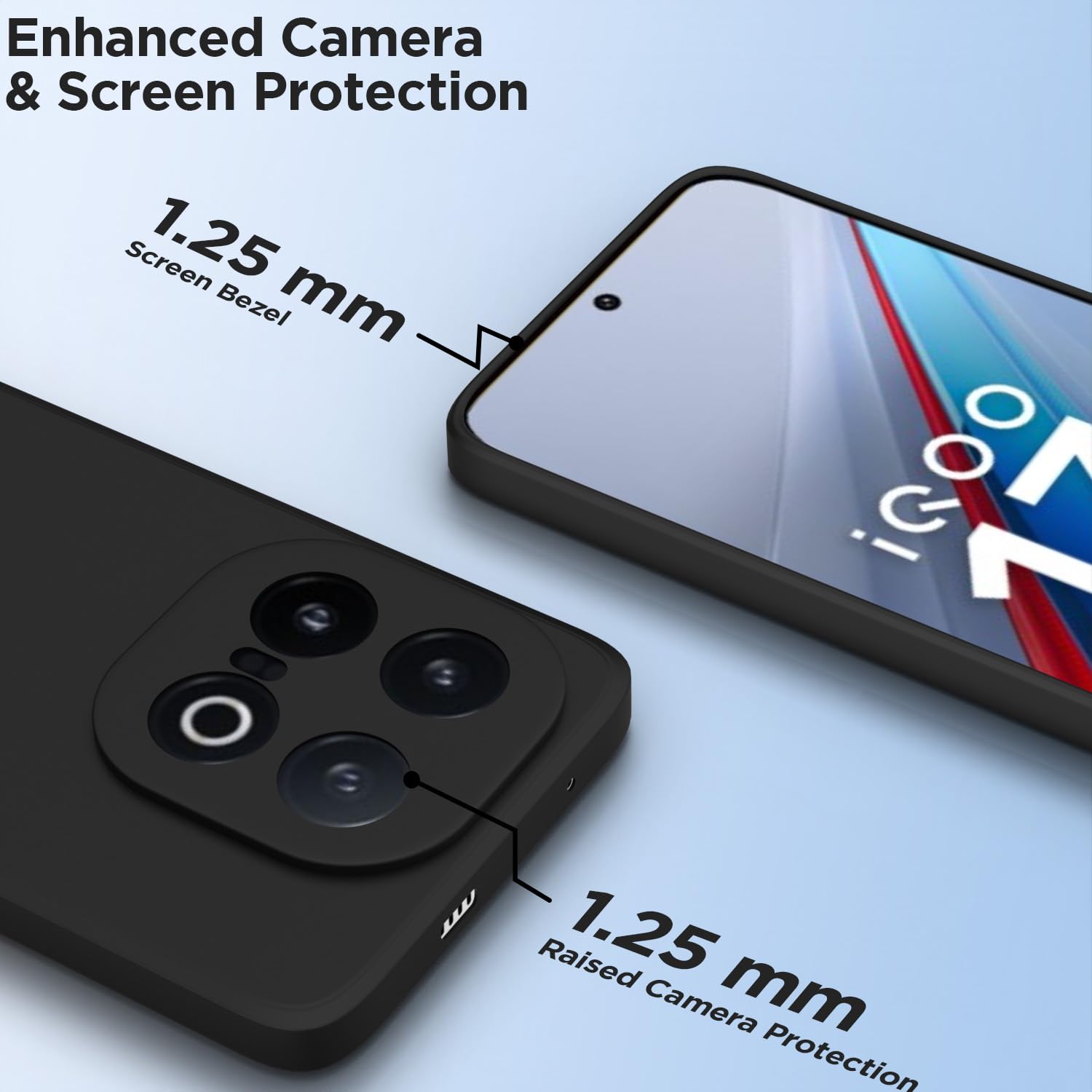 iQOO 13 5G mobile cover in black by Pikkme – photo 2
