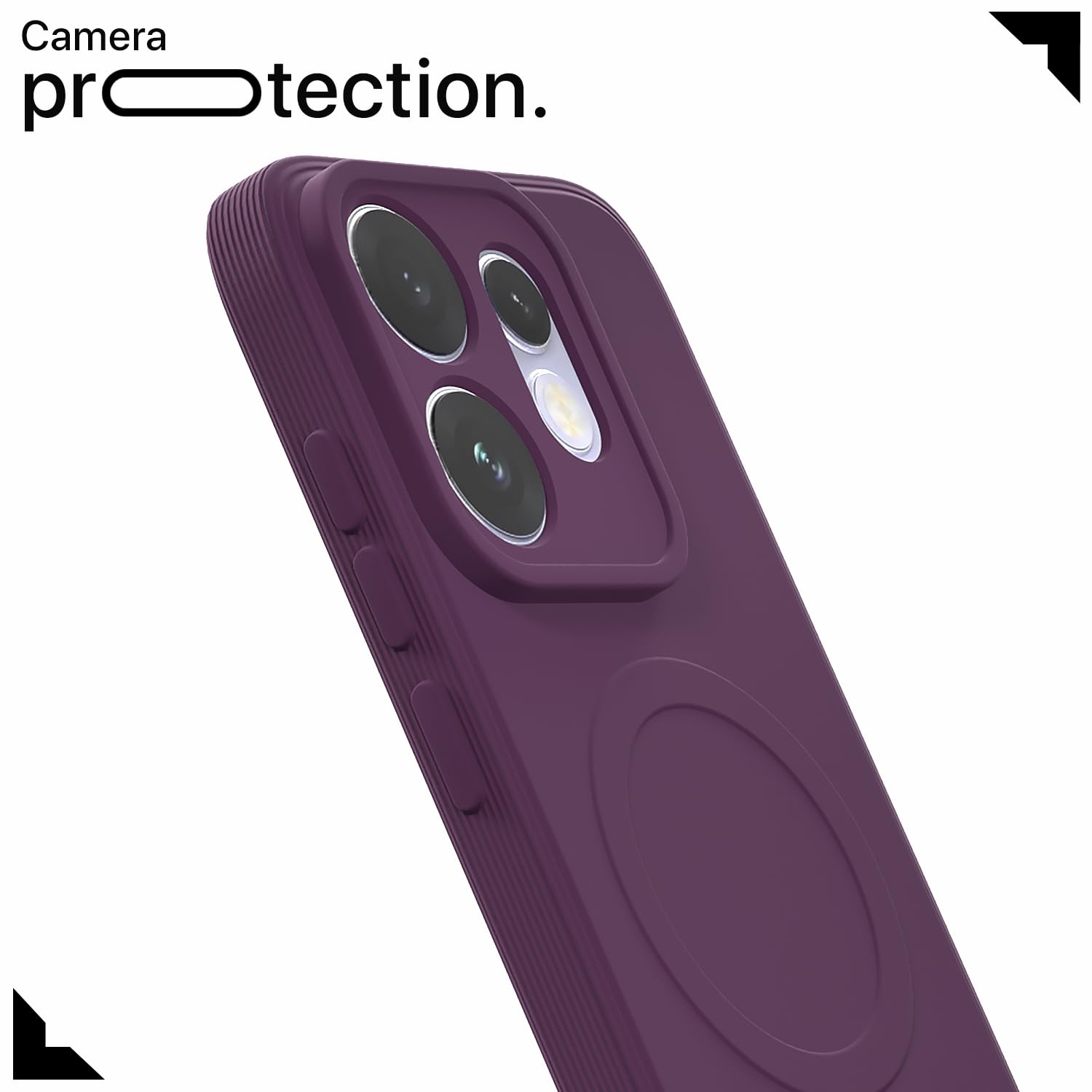 Pikkme purple back cover for Oppo Reno 16 5G – photo 5