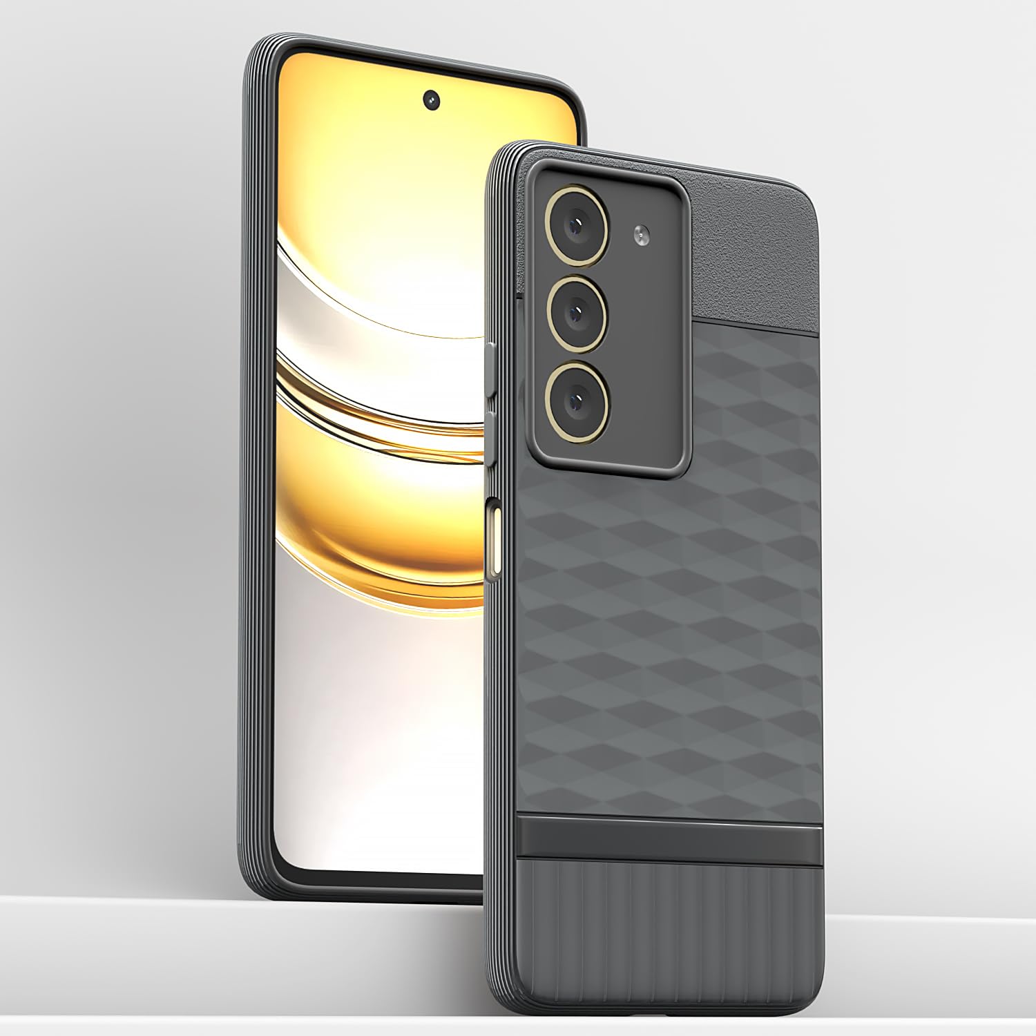 Pikkme Realme 14x 5G / Realme Narzo 80x Gencase Back Cover (Grey)